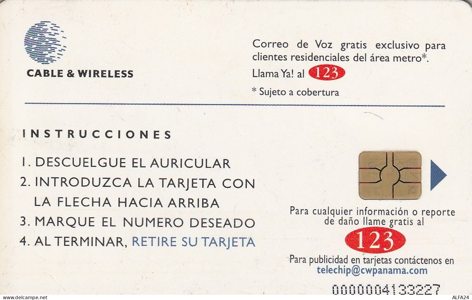 PHONE CARD PANAMA  (E72.47.1 - Panama