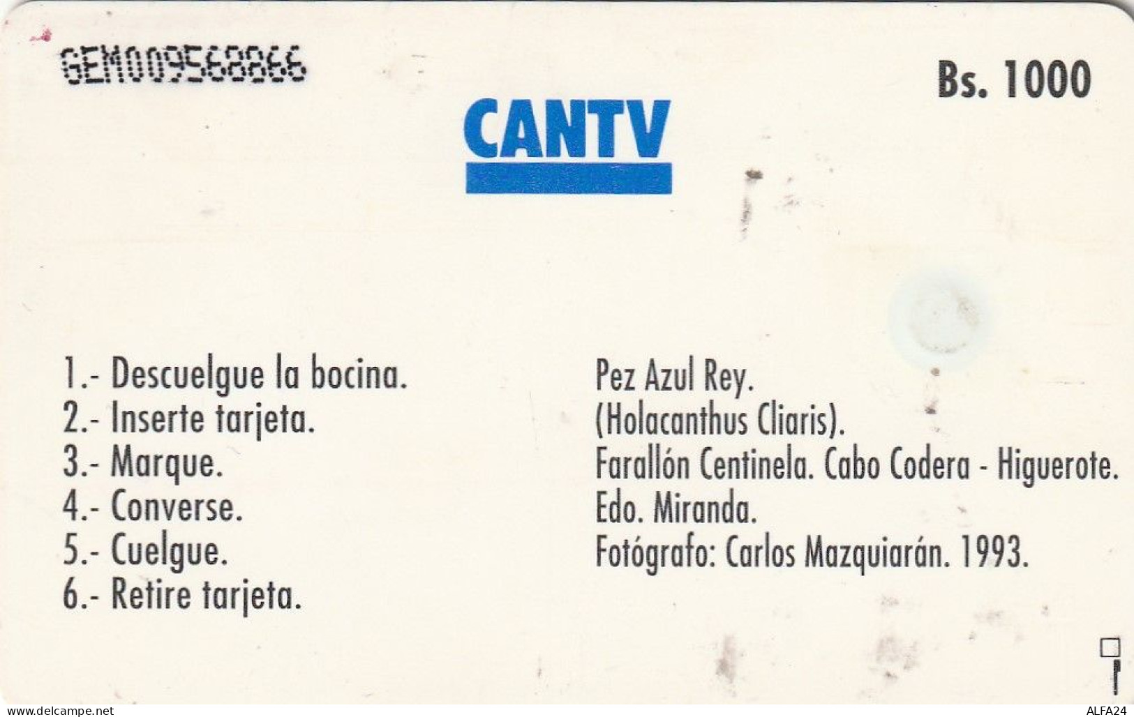 PHONE CARD VENEZUELA  (E72.29.8 - Venezuela