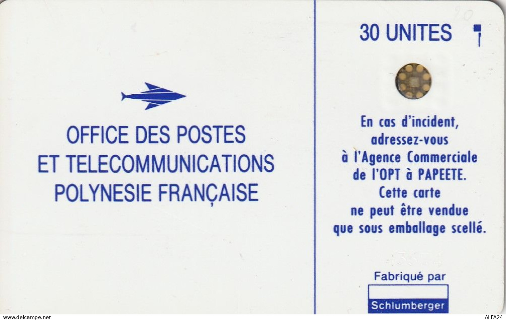 PHONE CARD POLINESIA FRANCESE  (E72.9.2 - French Polynesia