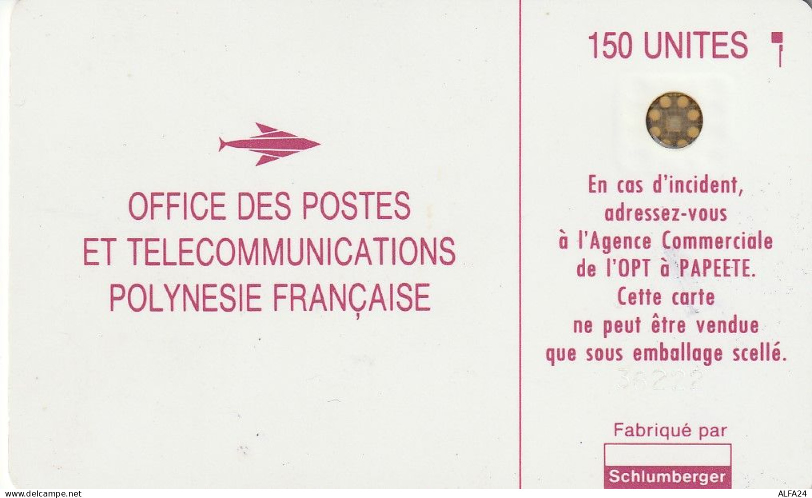PHONE CARD POLINESIA FRANCESE  (E72.12.7 - Polinesia Francesa