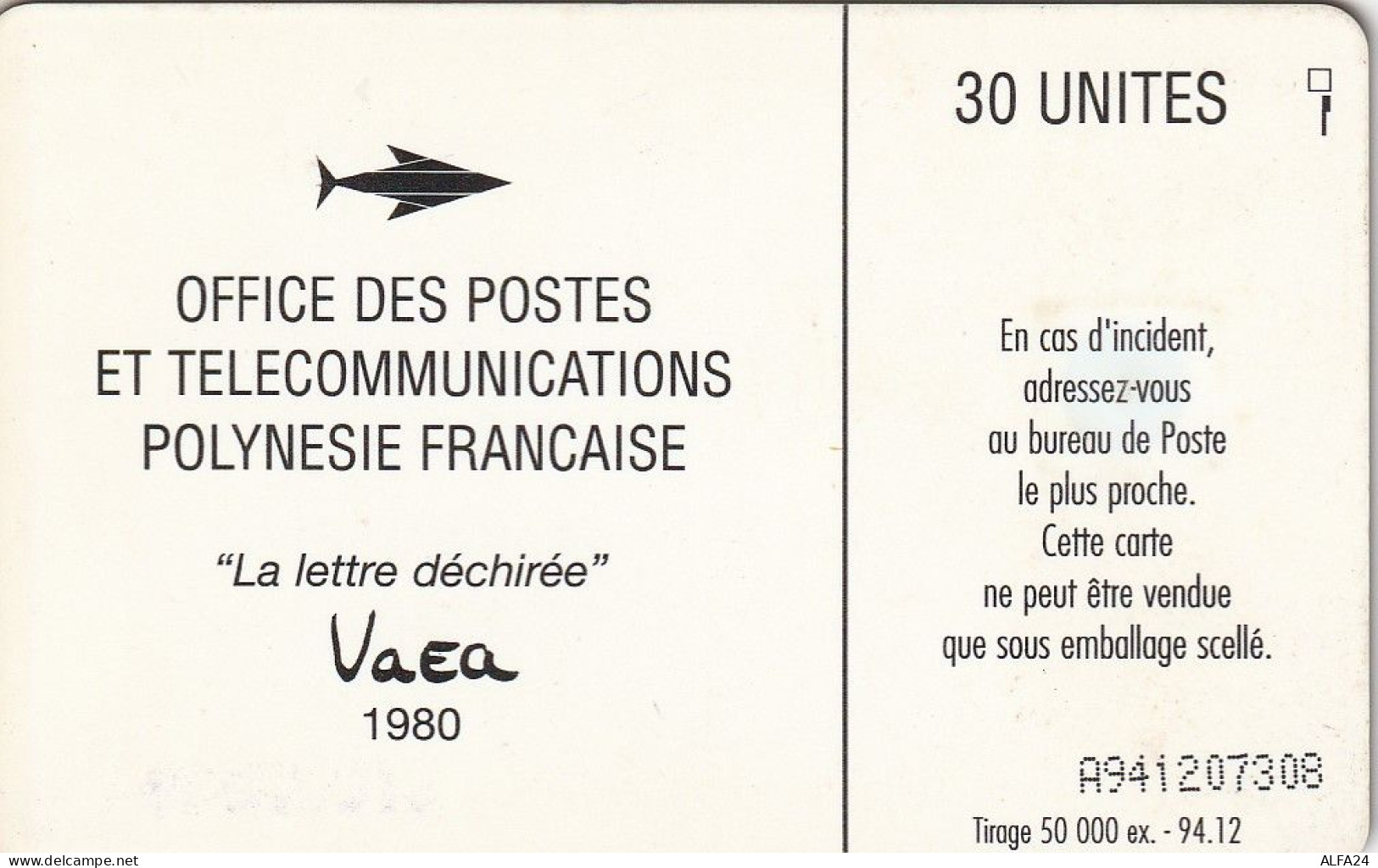 PHONE CARD POLINESIA FRANCESE  (E72.5.8 - Frans-Polynesië