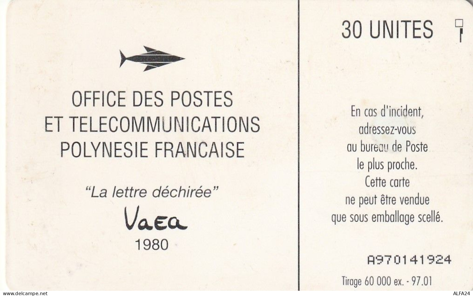 PHONE CARD POLINESIA FRANCESE  (E72.5.3 - Französisch-Polynesien