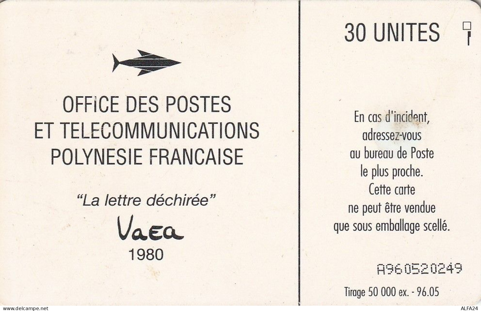 PHONE CARD POLINESIA FRANCESE  (E72.5.1 - Frans-Polynesië