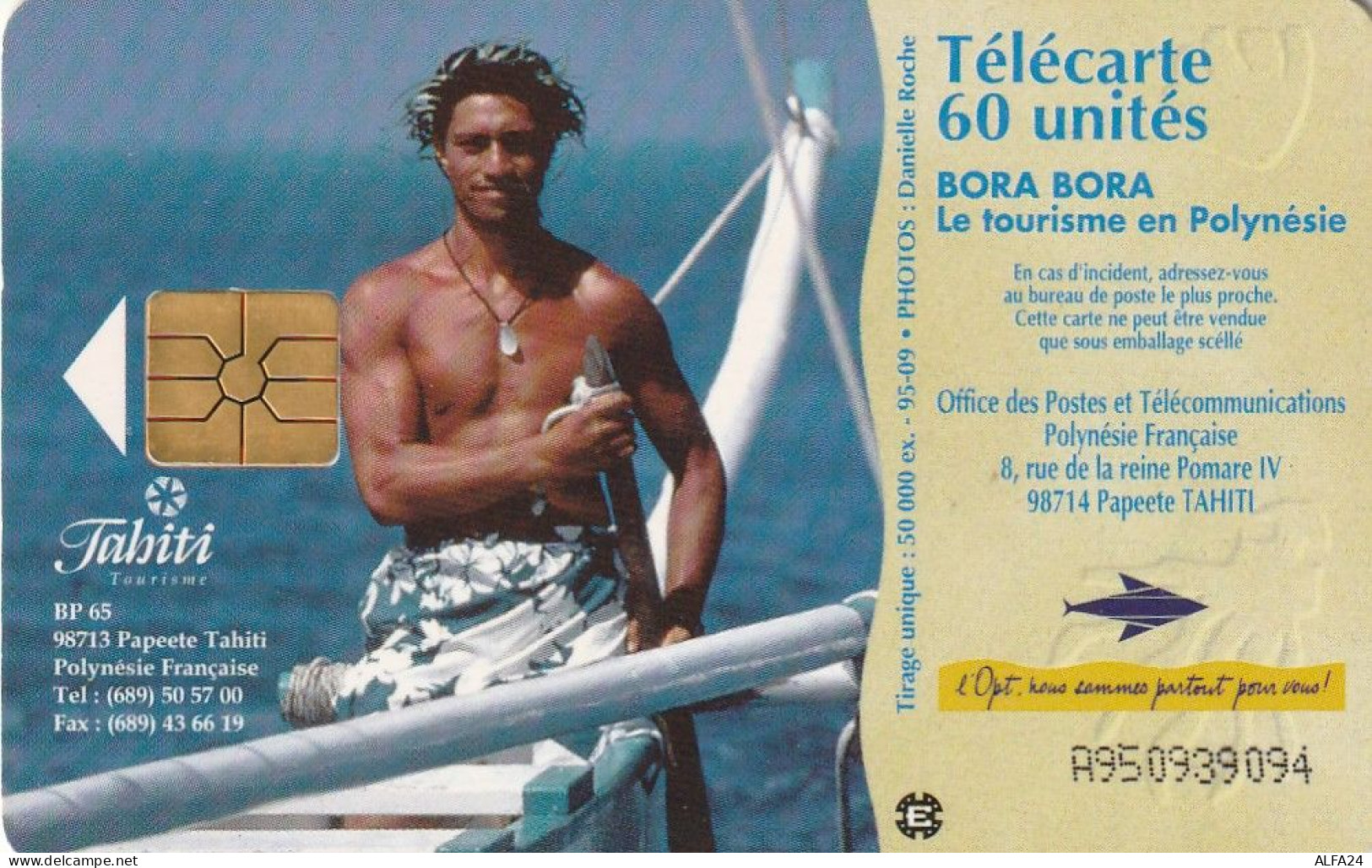 PHONE CARD POLINESIA FRANCESE  (E72.2.4 - Polinesia Francesa