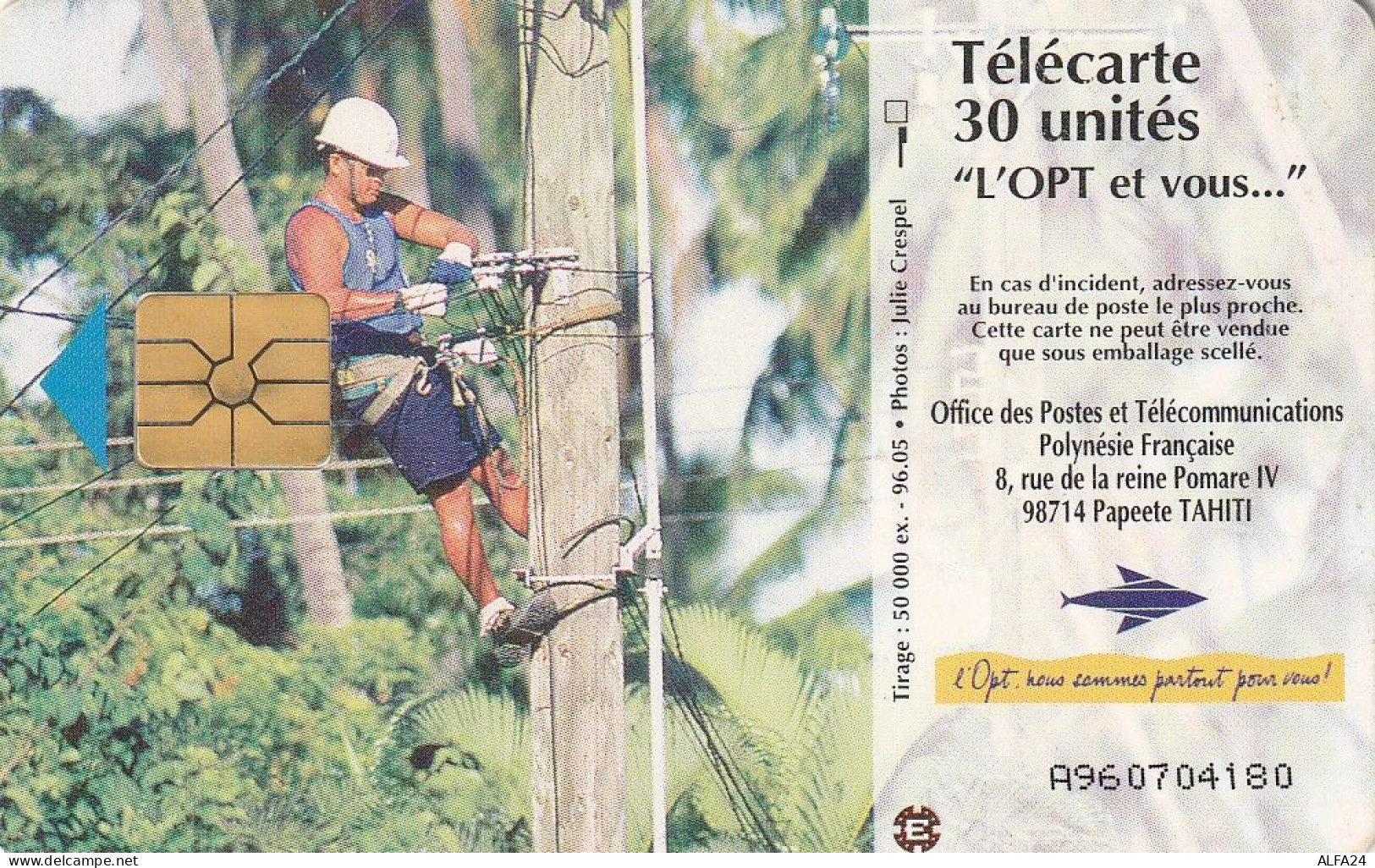 PHONE CARD POLINESIA FRANCESE  (E71.40.8 - Polinesia Francesa