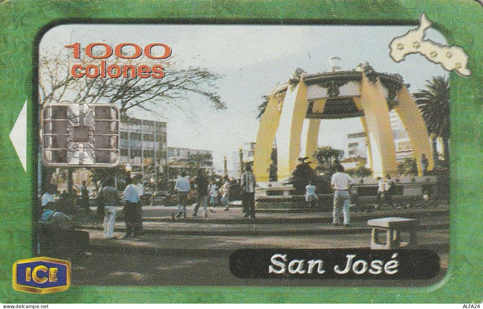 PHONE CARD COSTARICA  (E71.30.1 - Costa Rica