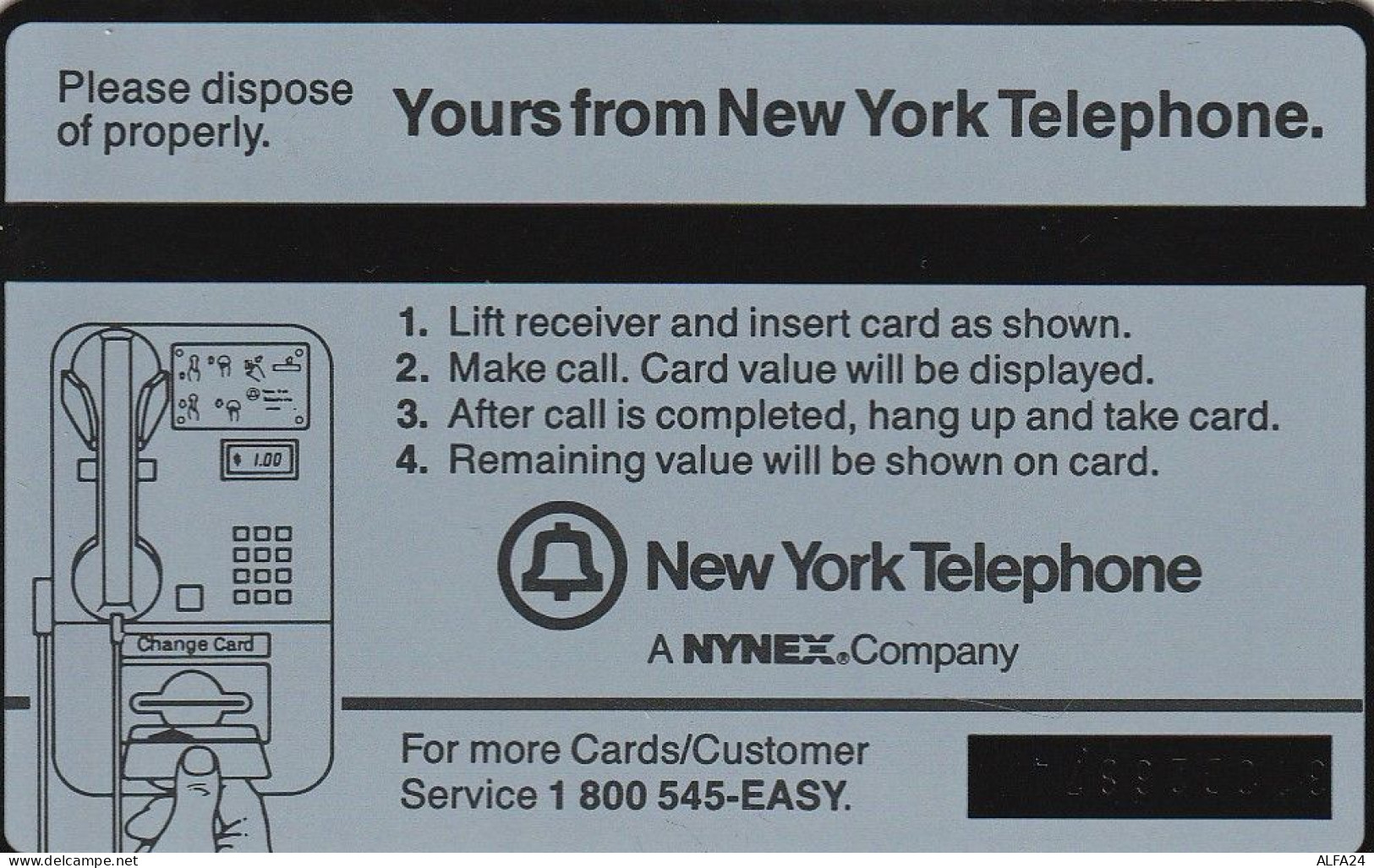 PHONE CARD STATI UNITI NYNEX (E70.25.8 - [1] Hologramkaarten