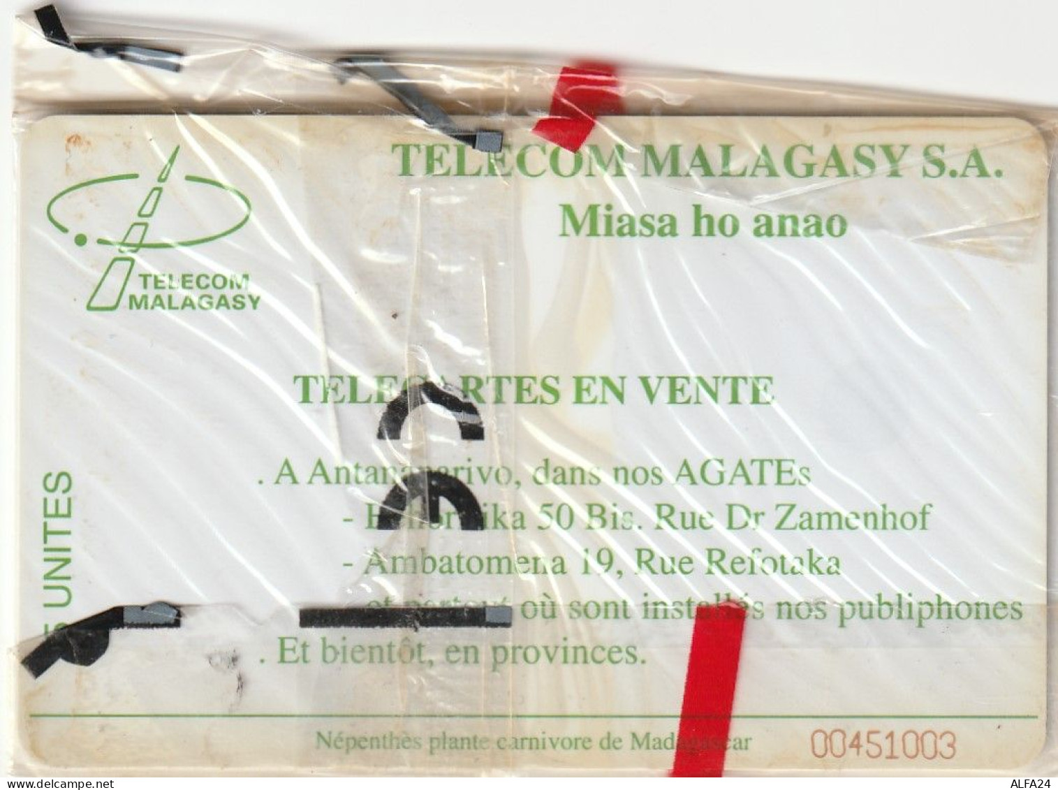PHONE CARD MADAGASCAR NEW BLISTER (E68.46.5 - Madagascar