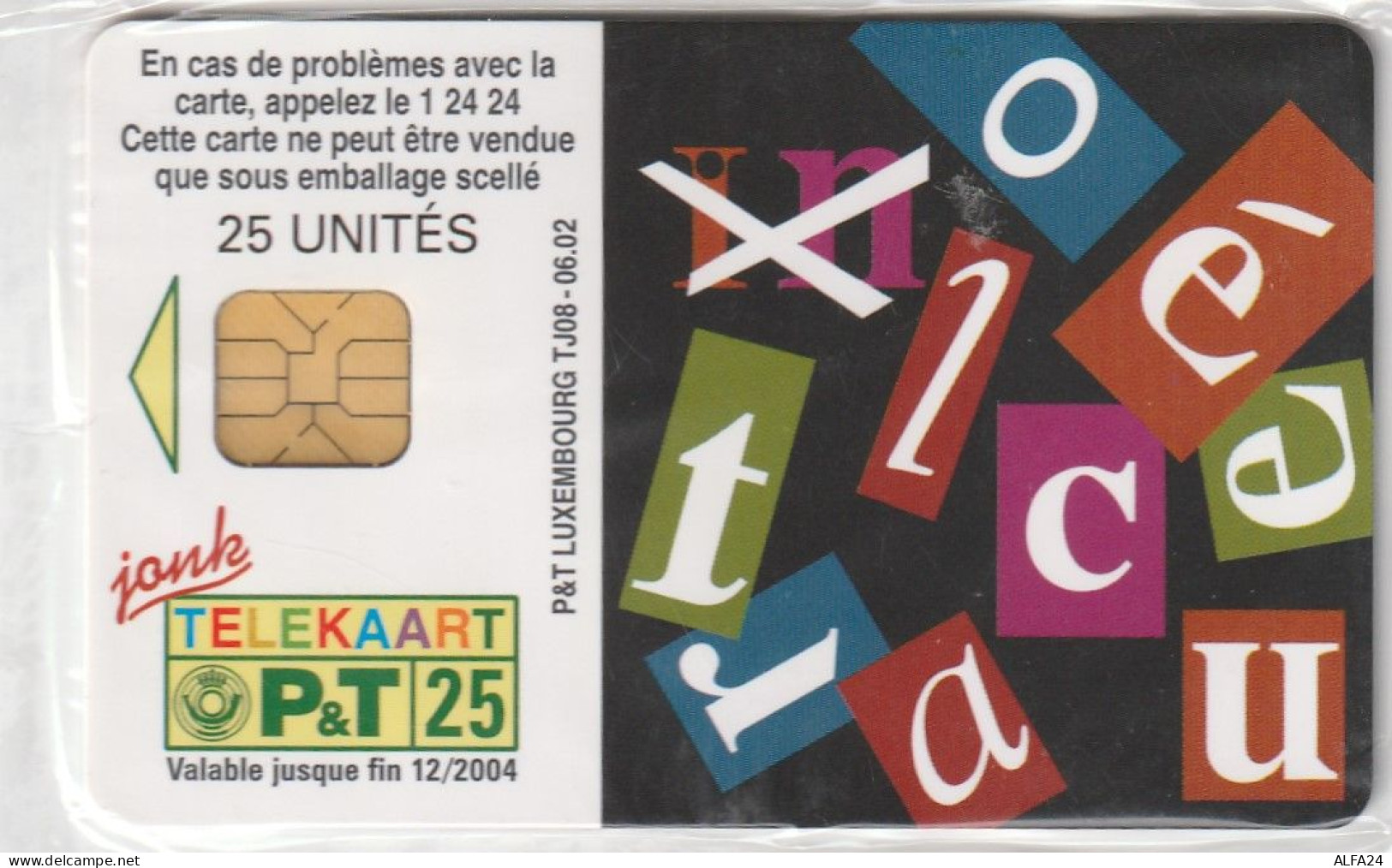 PHONE CARD LUSSEMBURGO NEW BLISTER (E68.44.2 - Luxembourg