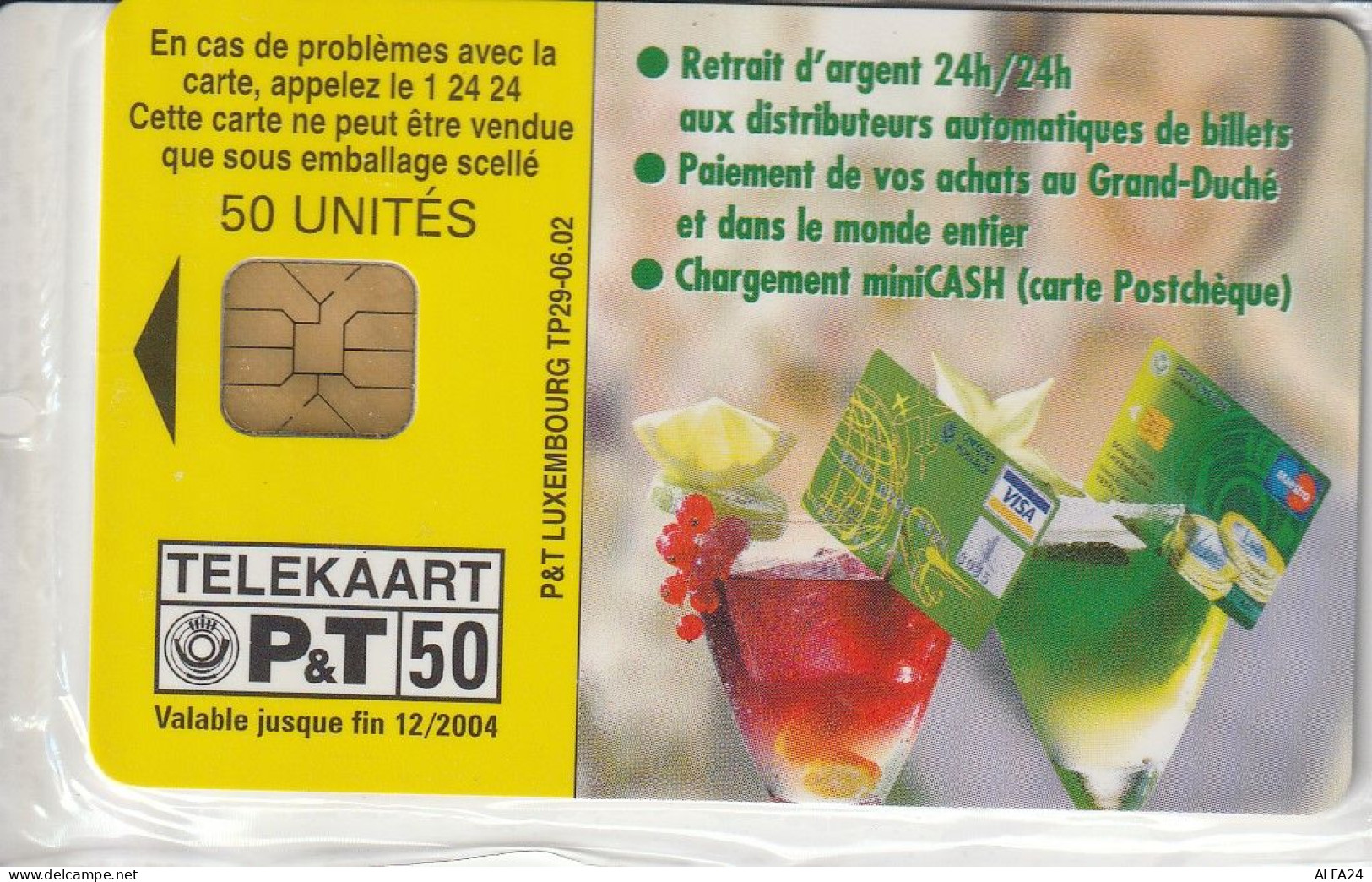 PHONE CARD LUSSEMBURGO NEW BLISTER (E68.42.1 - Luxemburgo