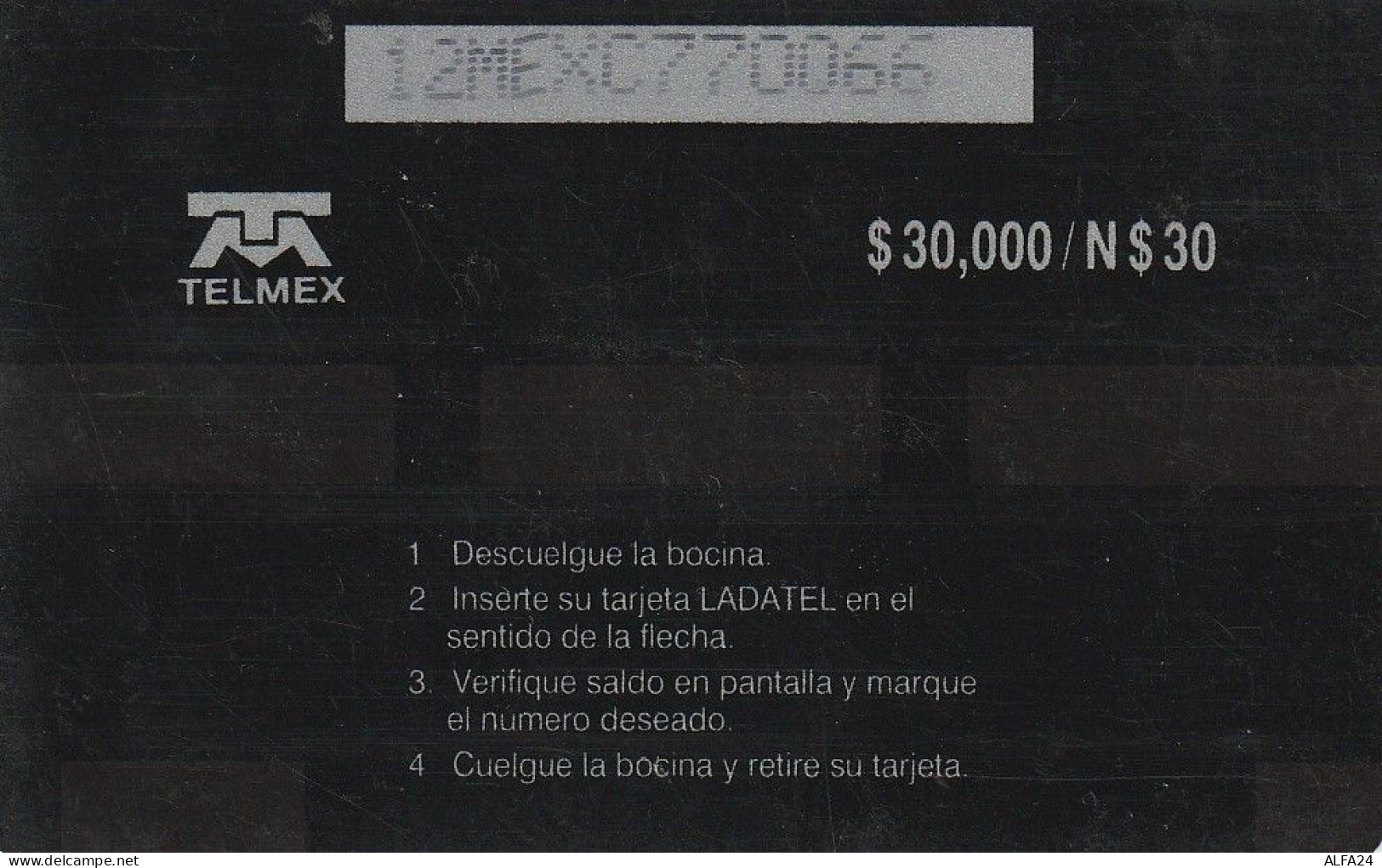 PHONE CARD MESSICO GPT (E68.25.3 - Mexiko