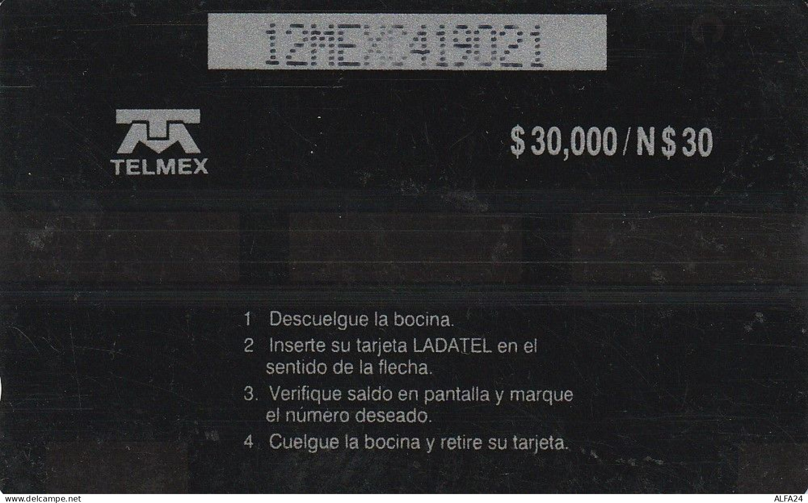 PHONE CARD MESSICO GPT (E68.25.6 - México