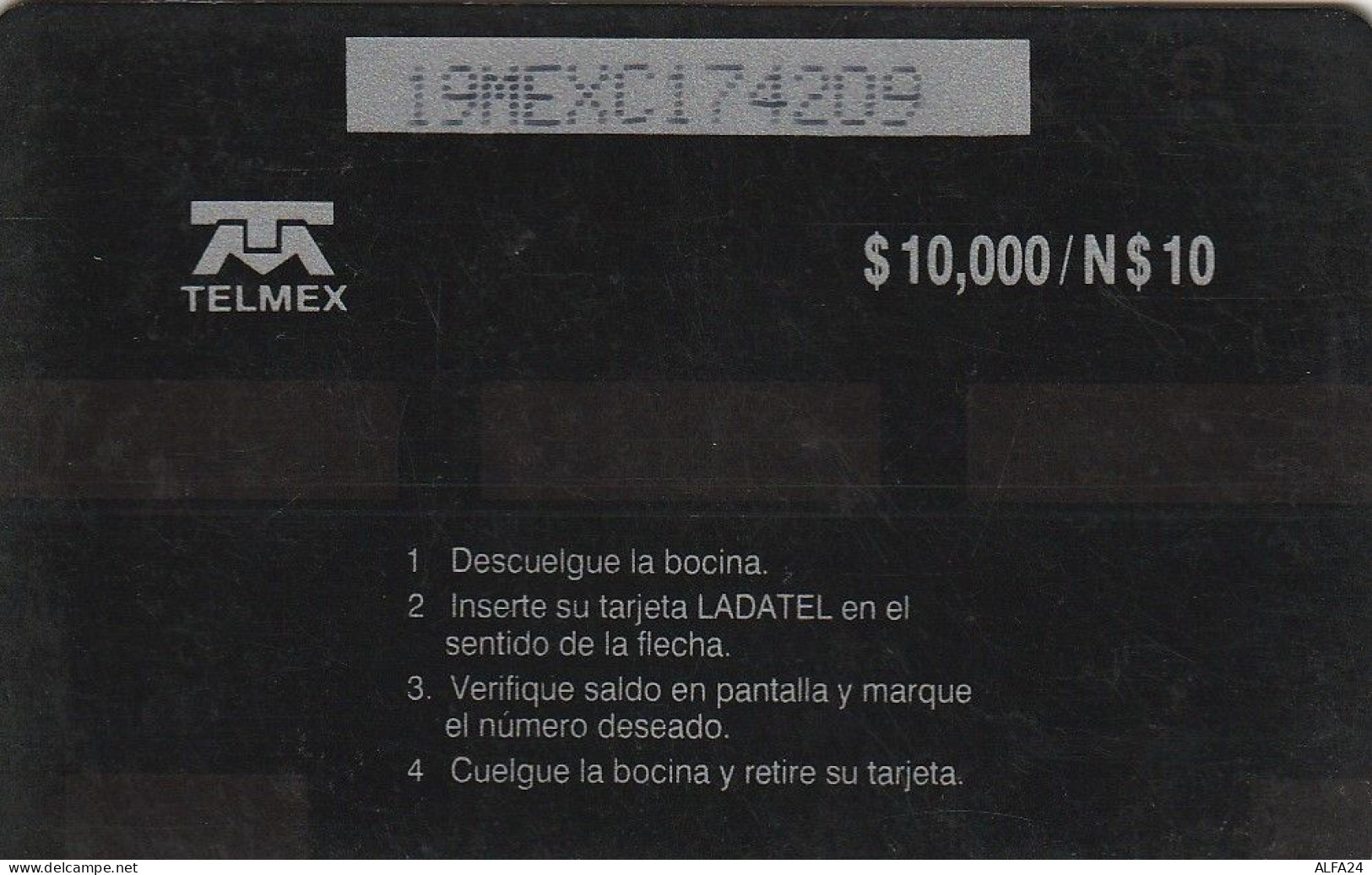 PHONE CARD MESSICO GPT (E68.24.6 - Mexique