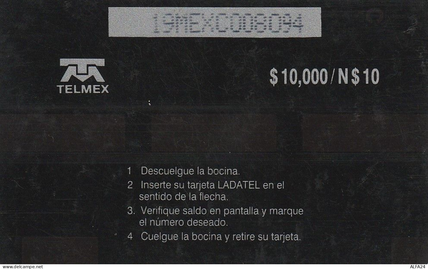 PHONE CARD MESSICO GPT (E68.9.2 - Mexique