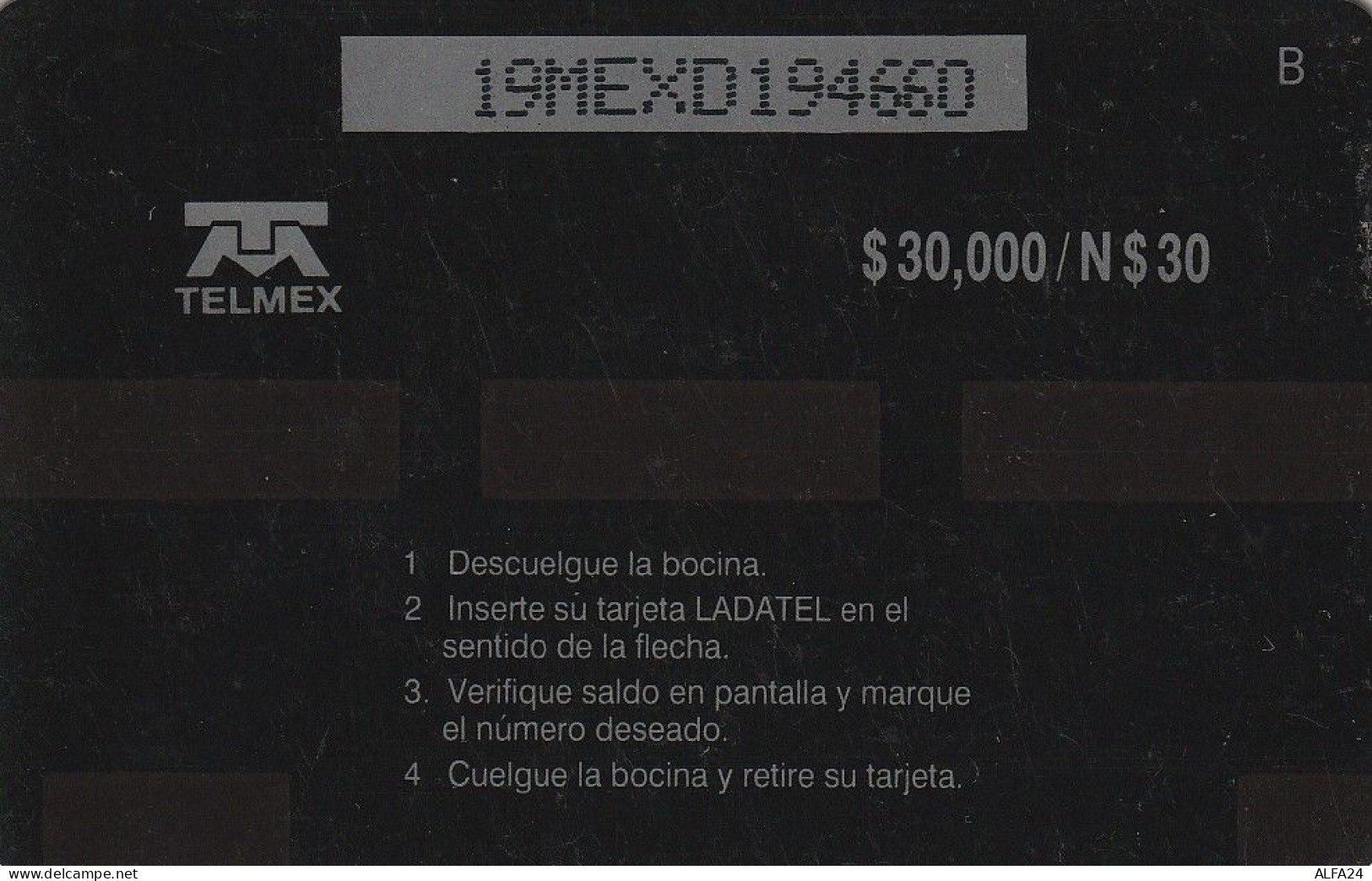 PHONE CARD MESSICO GPT (E66.23.8 - Mexiko