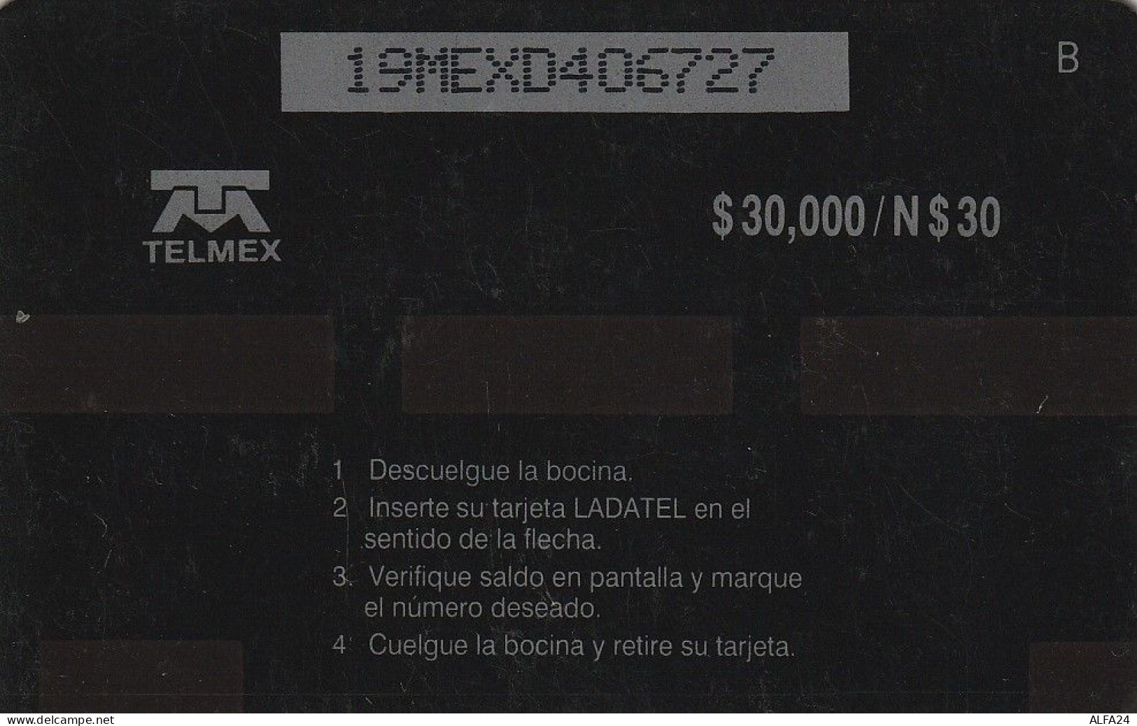 PHONE CARD MESSICO GPT (E66.12.7 - México