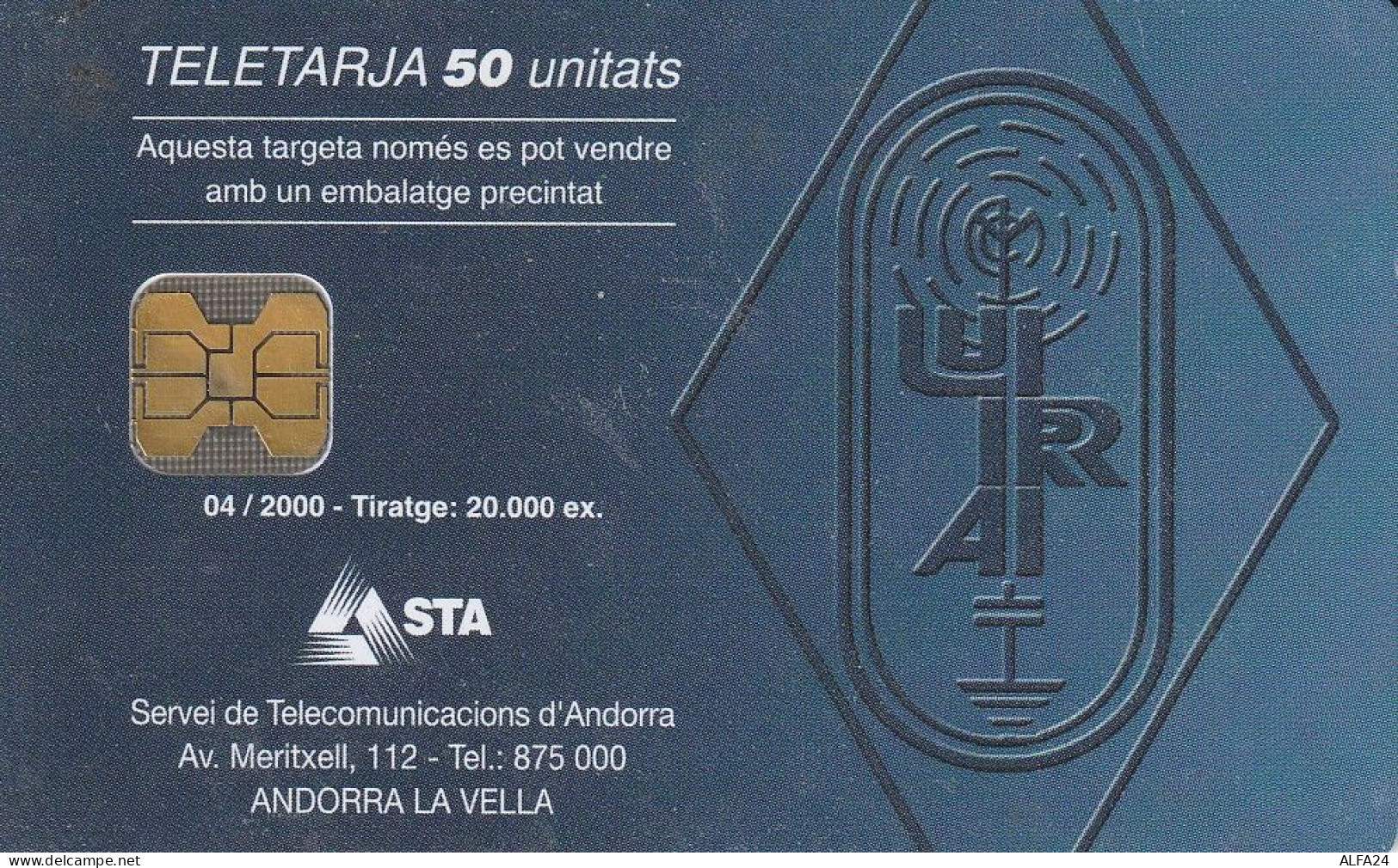 PHONE CARD ANDORRA  (E64.18.3 - Andorre