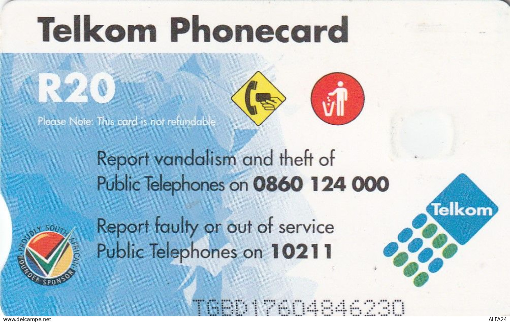 PHONE CARD SUDAFRICA  (E35.32.7 - Afrique Du Sud