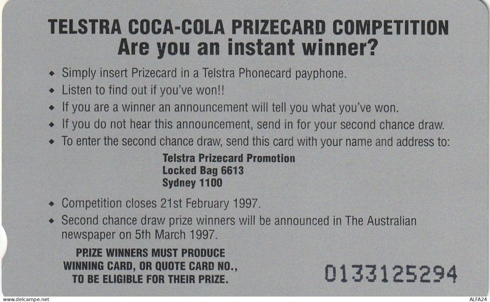 PHONE CARD AUSTRALIA  (E82.24.8 - Australie