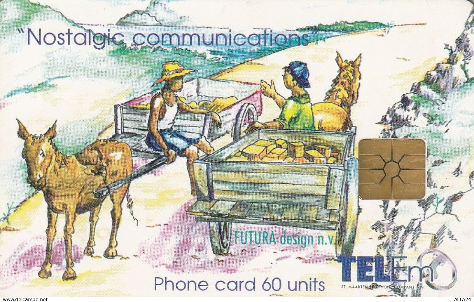 PHONE CARD ANTILLE OLANDESI  (E80.17.1 - Antillas (Nerlandesas)