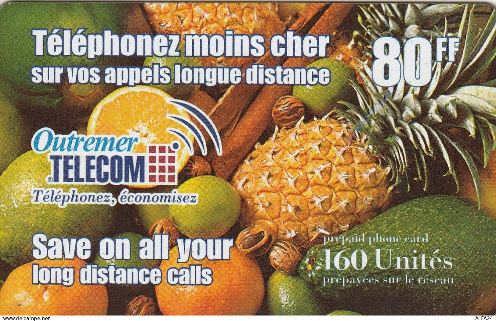 PREPAID PHONE CARD ANTILLE FRANCESI  (E80.14.8 - Antillen (Frans)