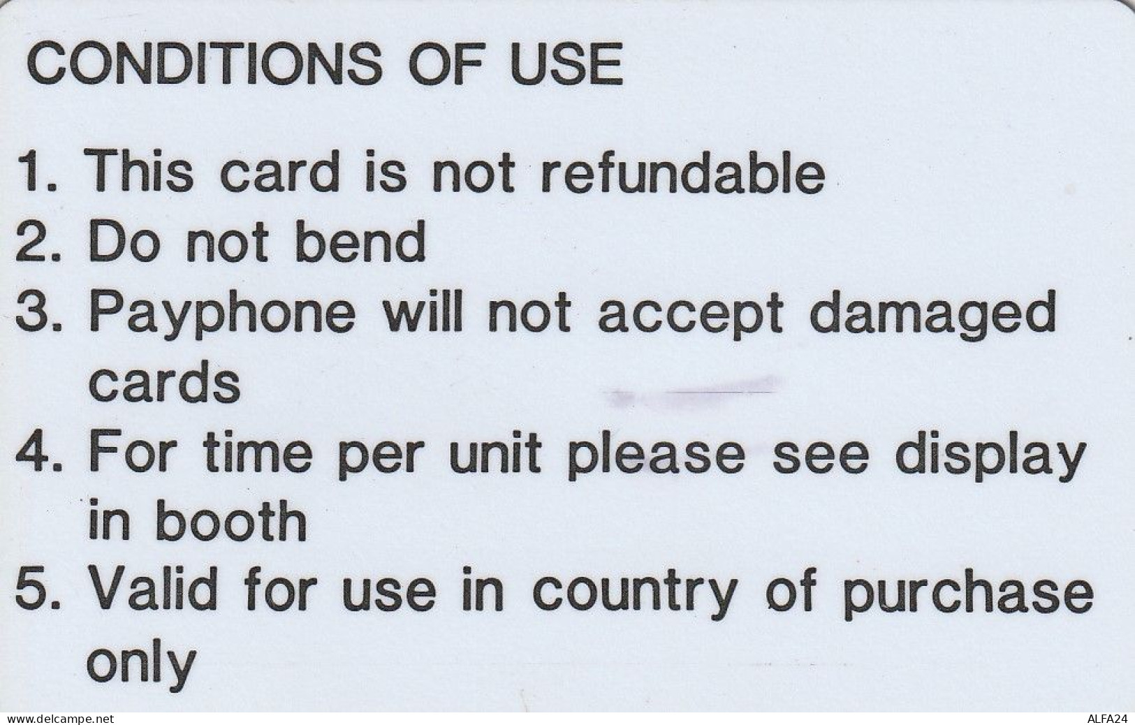 PHONE CARD FALKLAND AUTELCA (E80.6.5 - Falkland