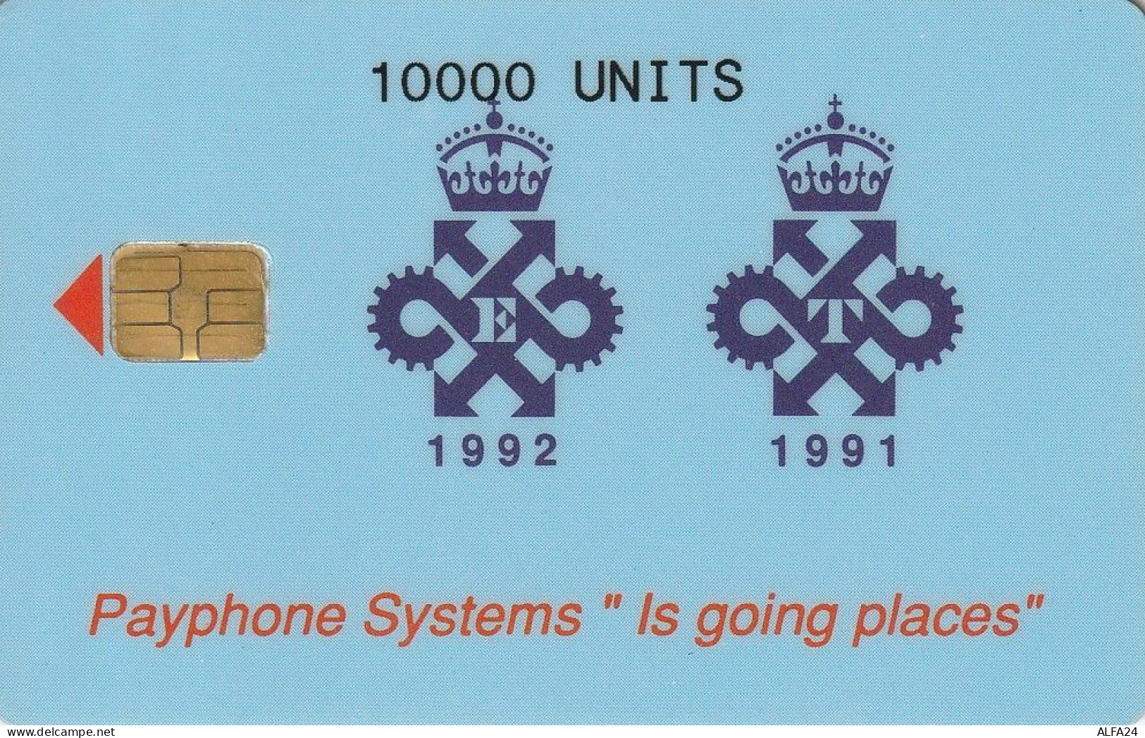 PHONE CARD REGNO UNITO 10000 UNITS QUEENS AWARD Control GPT16xx (E79.49.6 - Andere & Zonder Classificatie