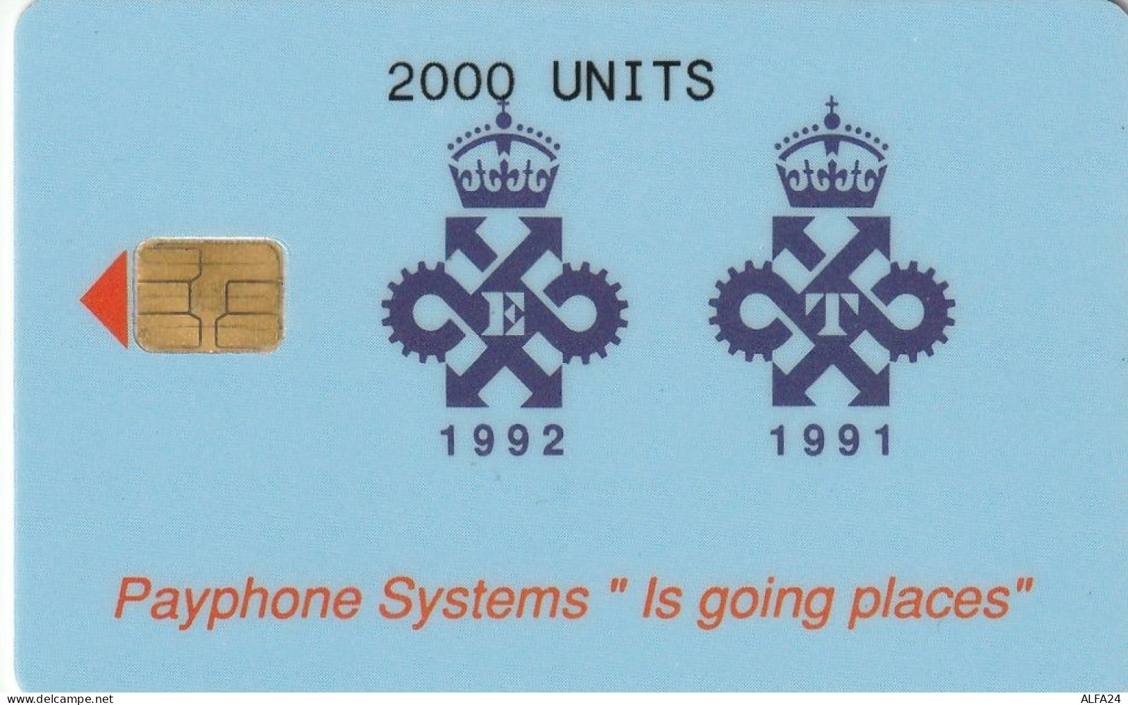 PHONE CARD REGNO UNITO 2000 UNITS QUEENS AWARD Control GPT16xx (E79.50.1 - Other & Unclassified