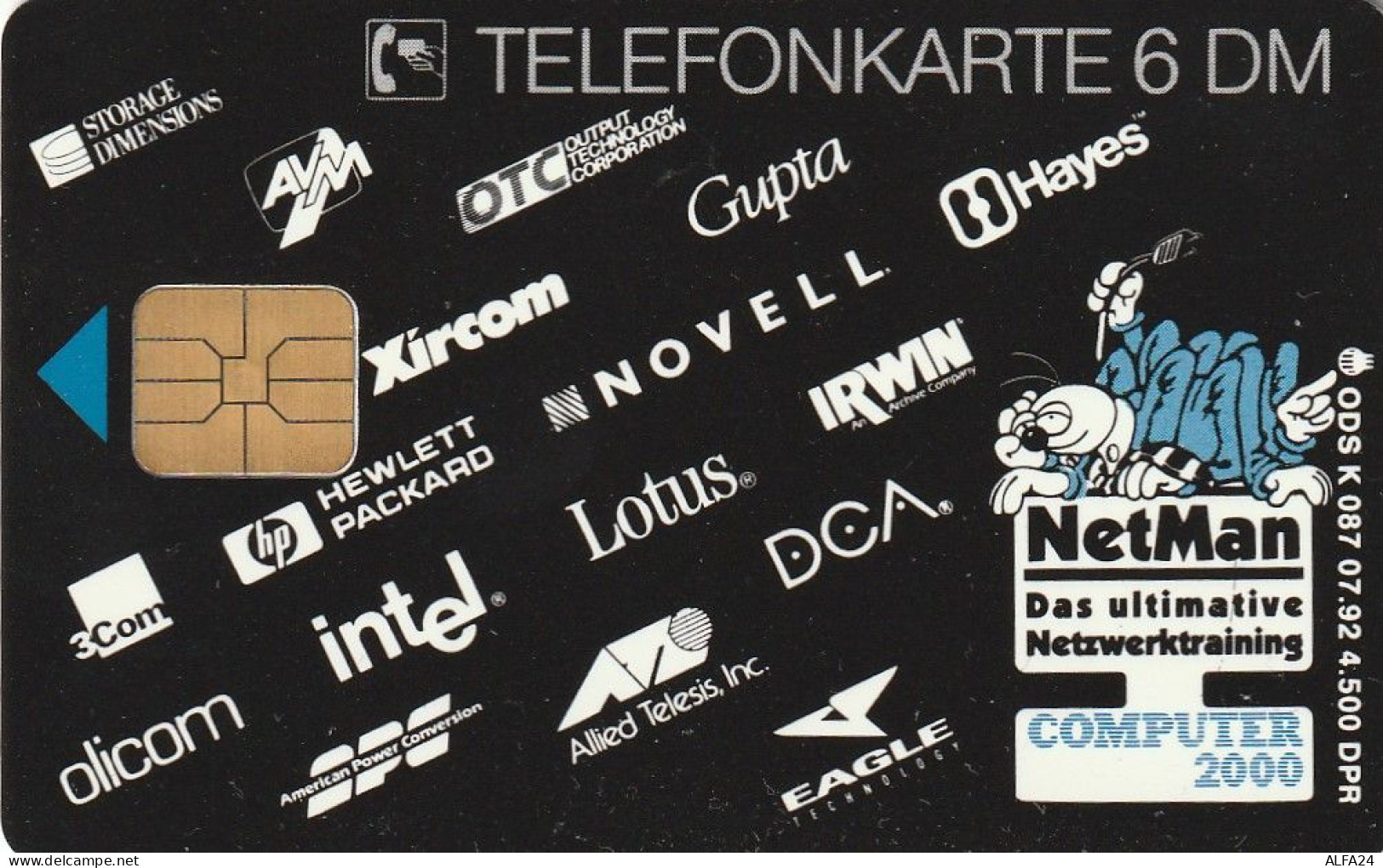PHONE CARD GERMANIA SERIE K TIR.4500 (E79.22.2 - K-Series : Série Clients