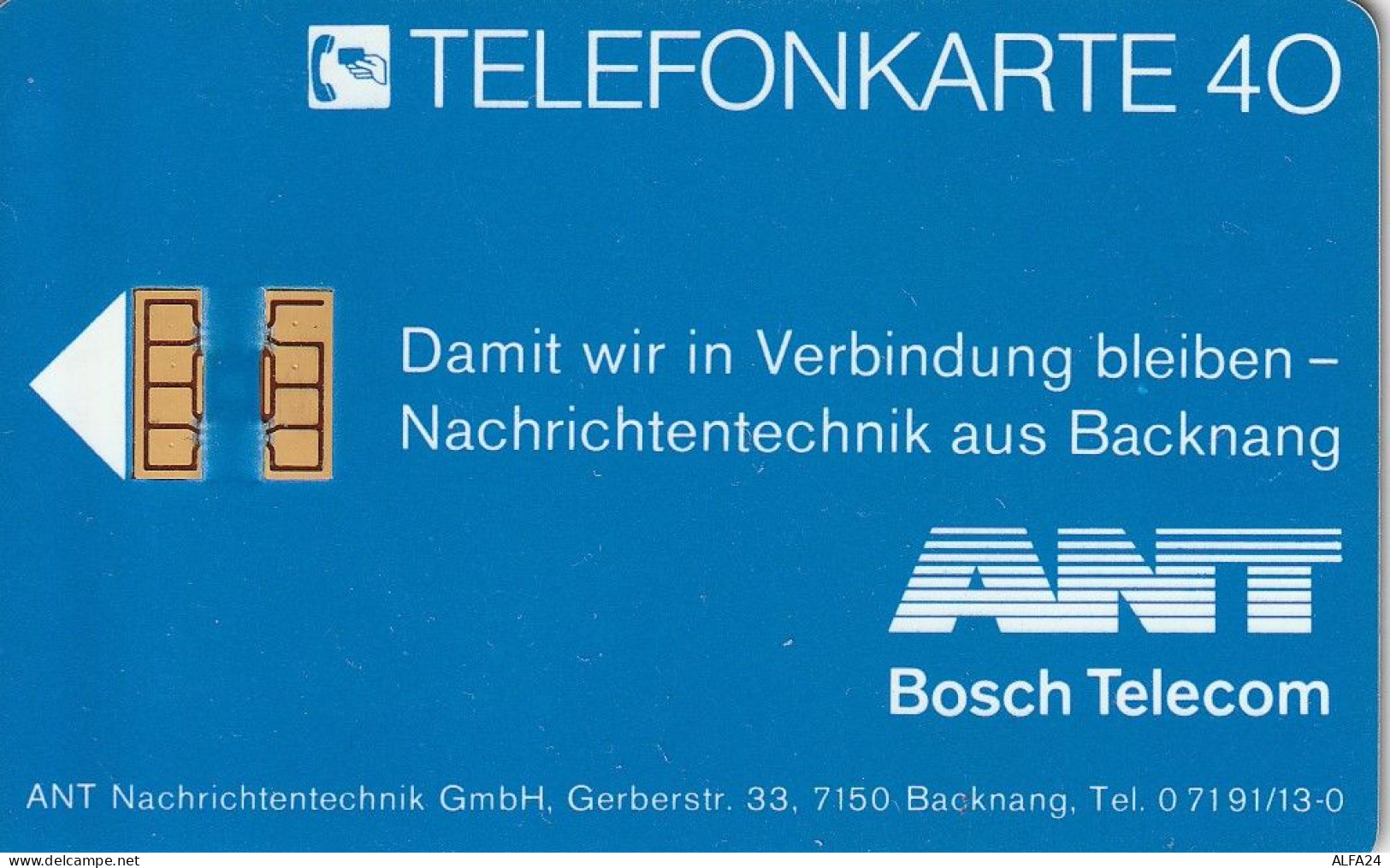 PHONE CARD GERMANIA SERIE K TIR.4000 (E78.50.2 - K-Reeksen : Reeks Klanten