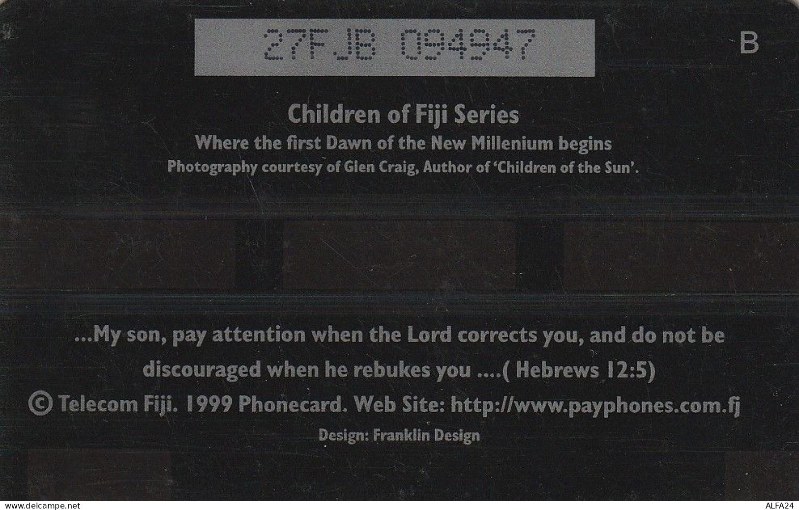 PHONE CARD FIJI  (E78.43.3 - Figi