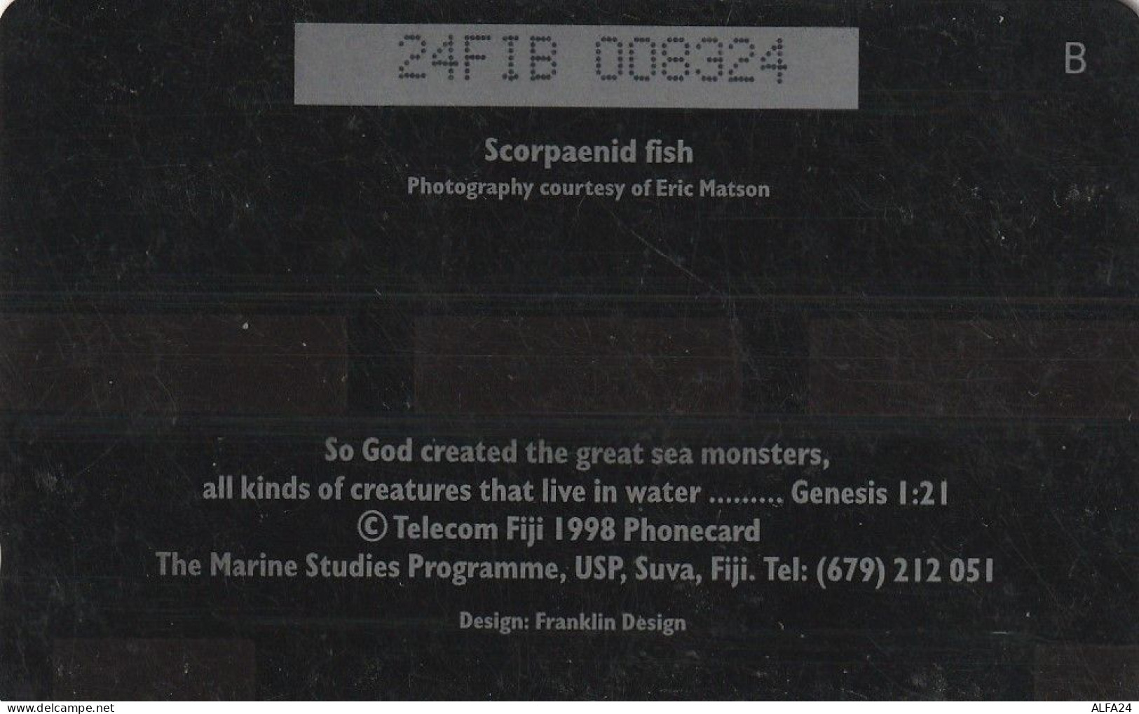 PHONE CARD FIJI  (E78.25.8 - Fidji