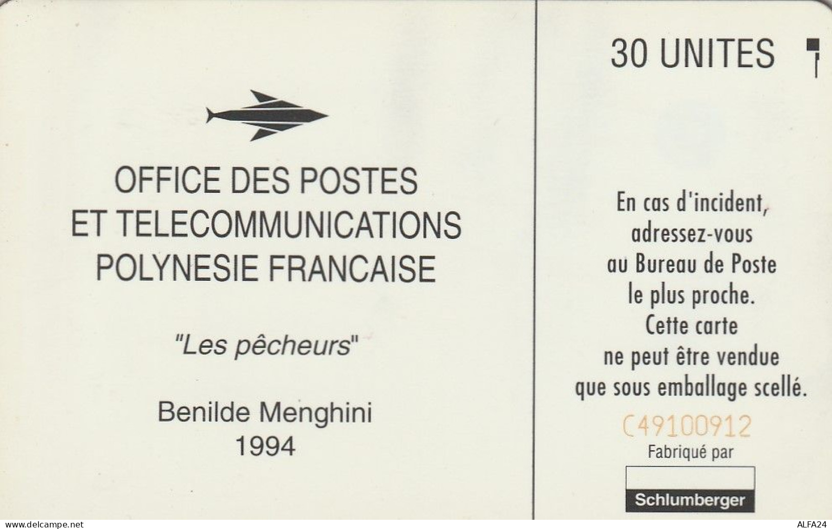 PHONE CARD POLINESIA FRANCESE  (E78.29.4 - Polynésie Française