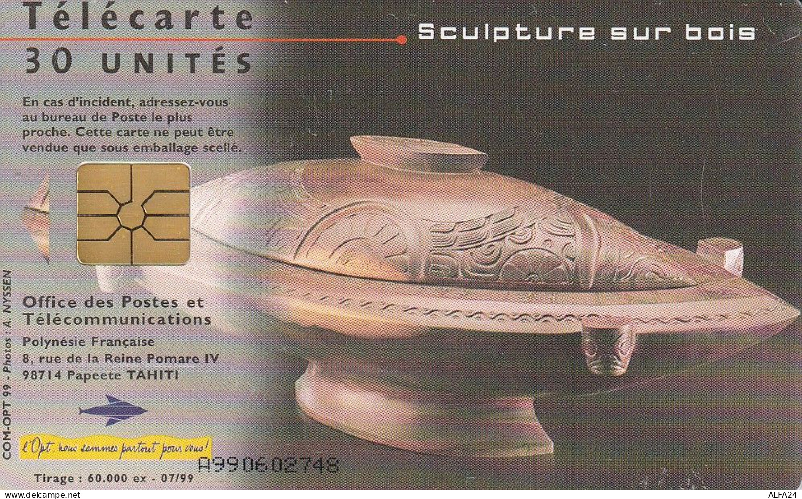 PHONE CARD POLINESIA FRANCESE  (E78.26.8 - Polynésie Française