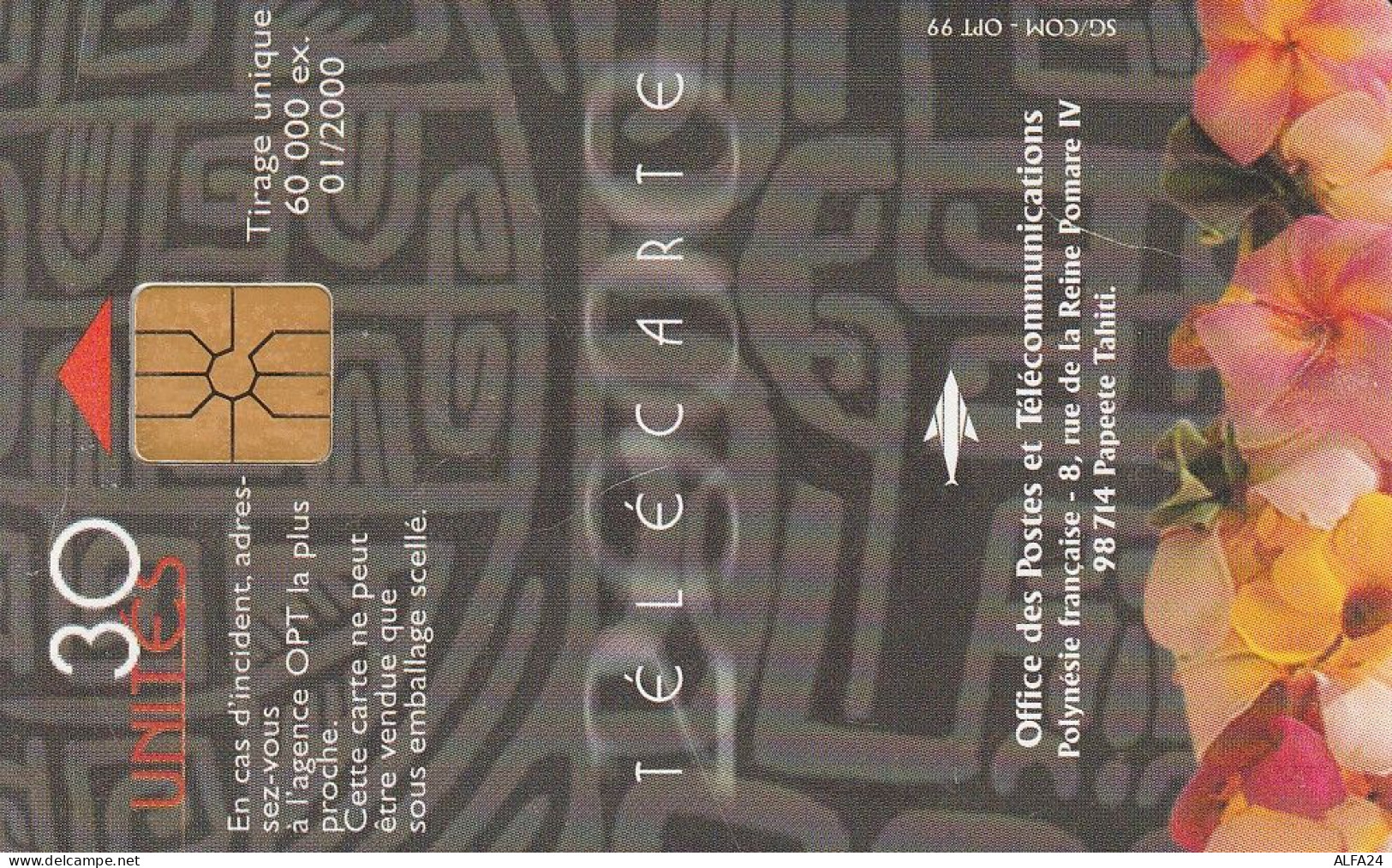 PHONE CARD POLINESIA FRANCESE  (E78.20.4 - Französisch-Polynesien