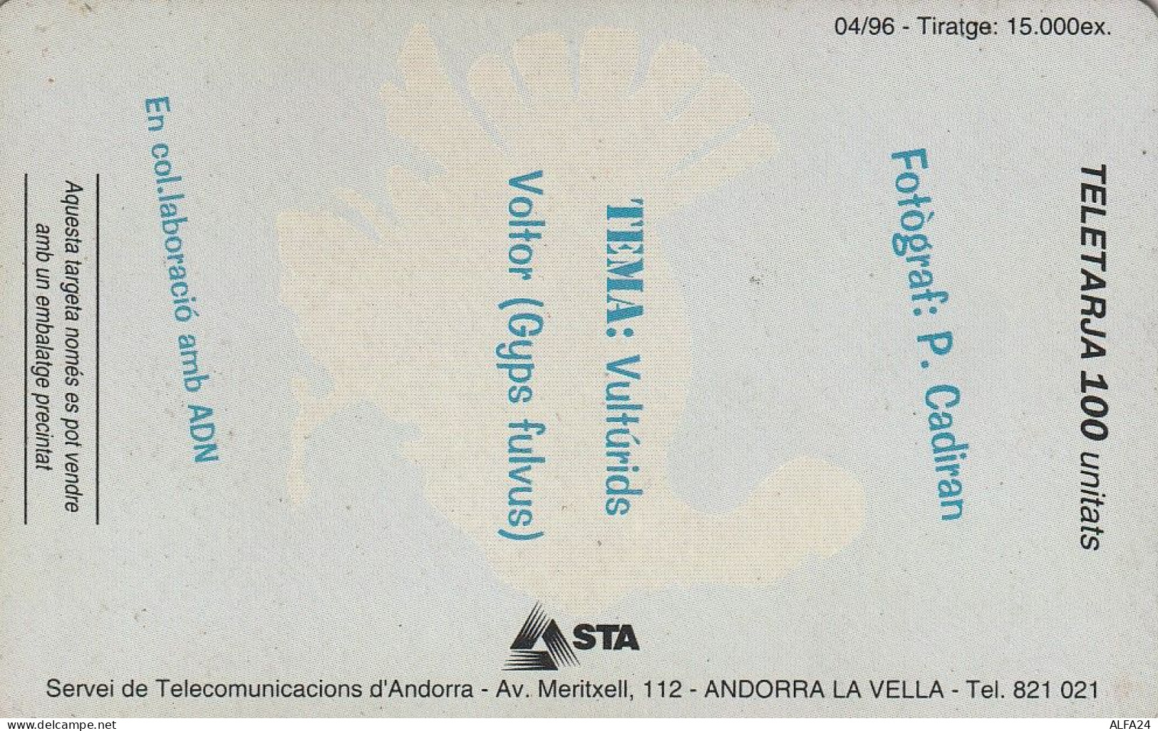 PHONE CARD ANDORRA  (E78.12.1 - Andorra