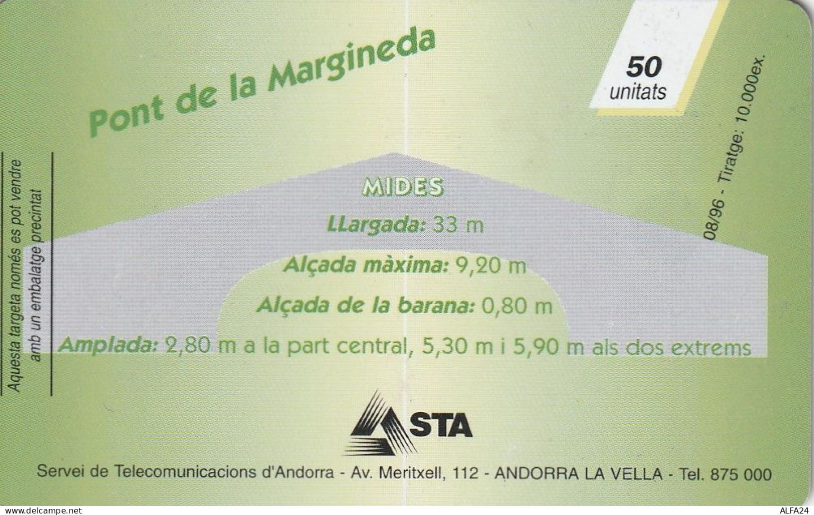 PHONE CARD ANDORRA  (E78.11.5 - Andorra