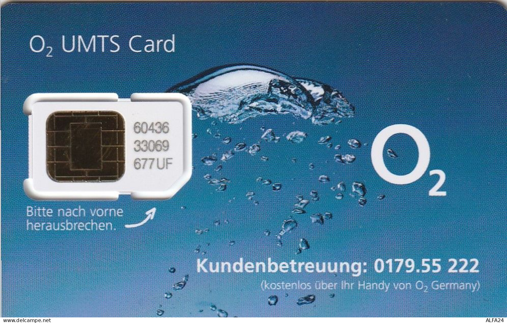 GSM WITH CHIP GERMANIA (E77.3.1 - GSM, Voorafbetaald & Herlaadbare Kaarten
