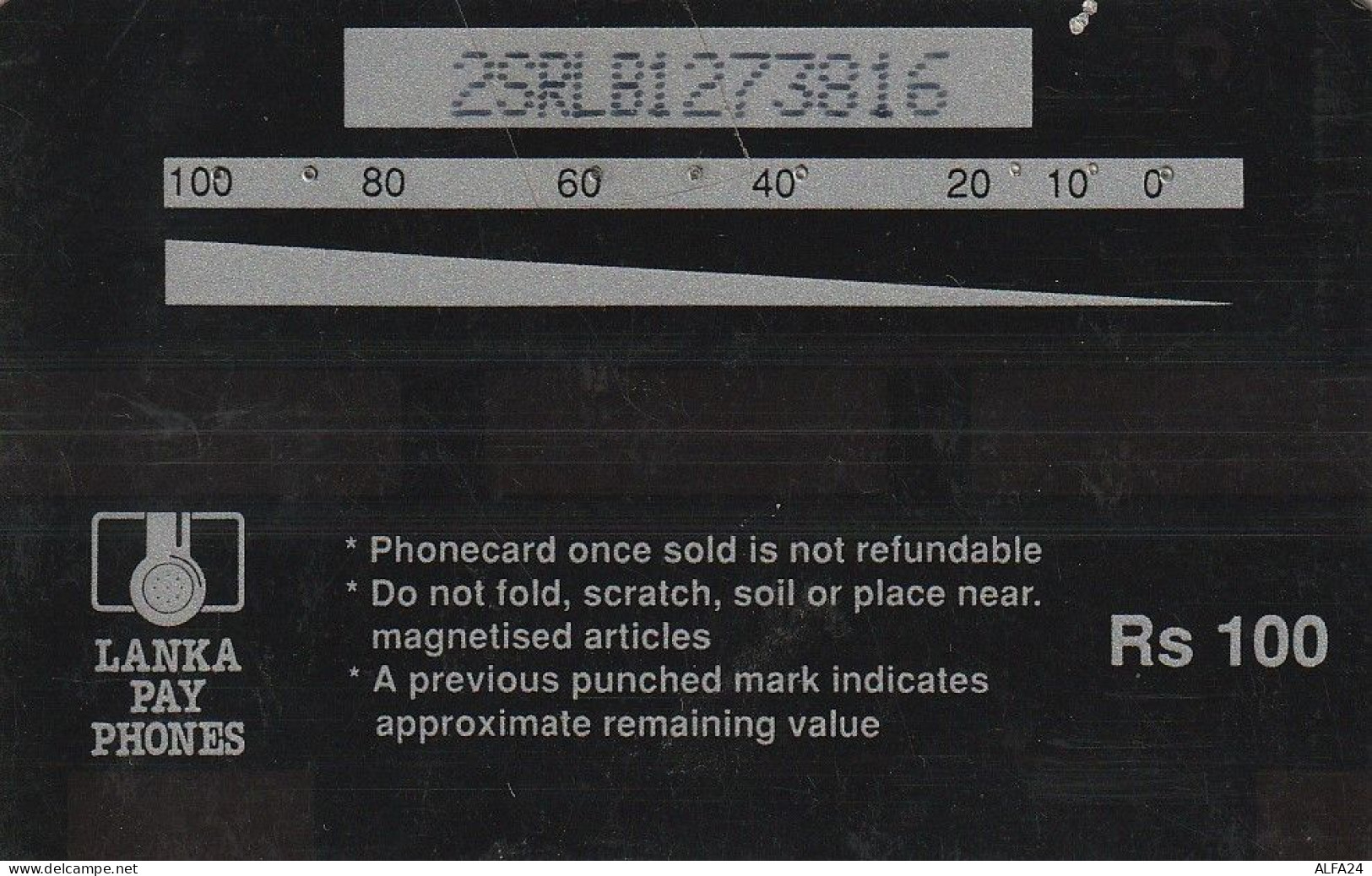 PHONE CARD SRI LANKA  (E74.28.1 - Sri Lanka (Ceylon)