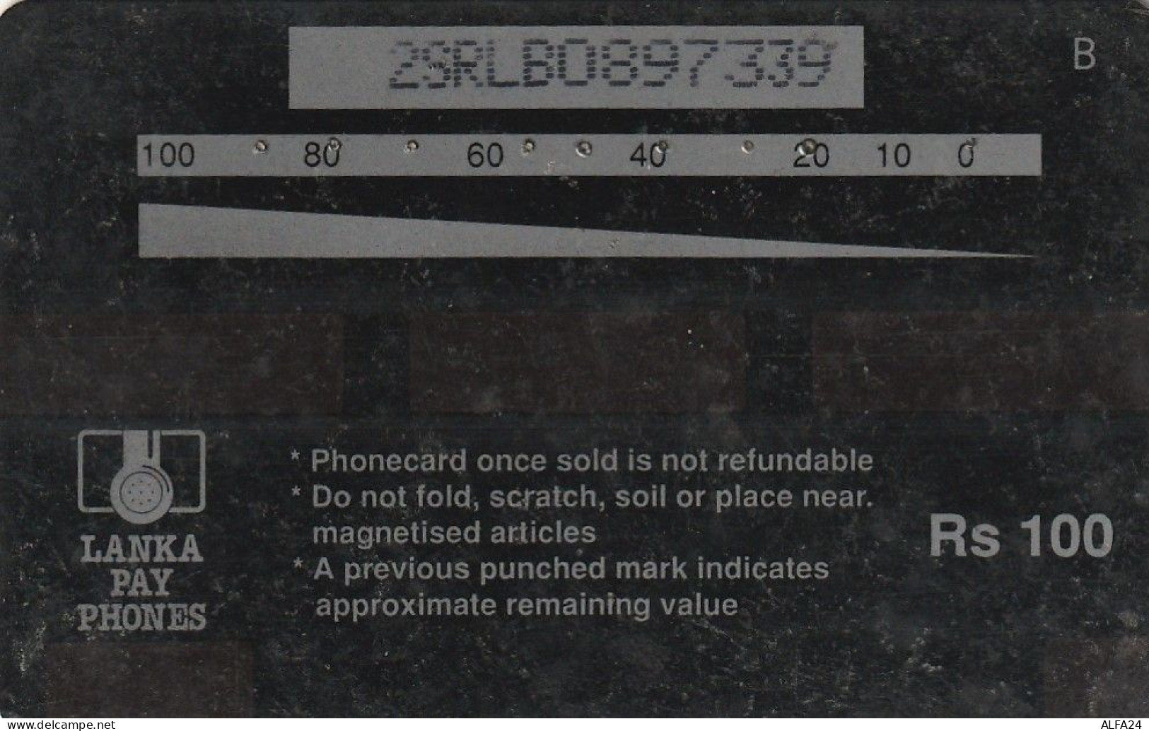 PHONE CARD SRI LANKA  (E74.31.3 - Sri Lanka (Ceylon)