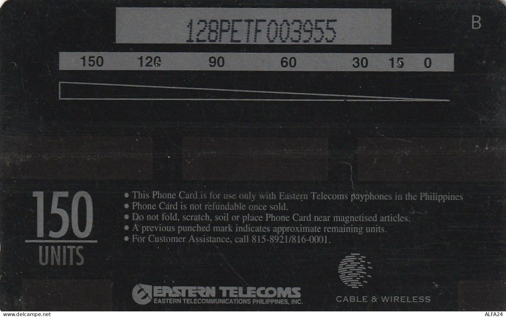PHONE CARD FILIPPINE EASTERN (E74.18.4 - Filippine