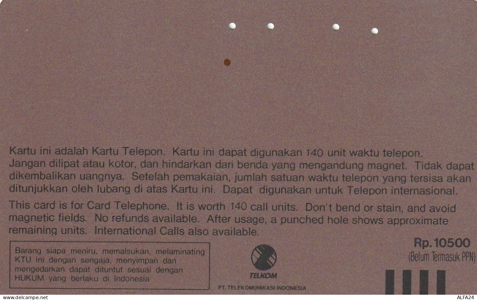 PHONE CARD INDONESIA  (E74.13.3 - Indonesia