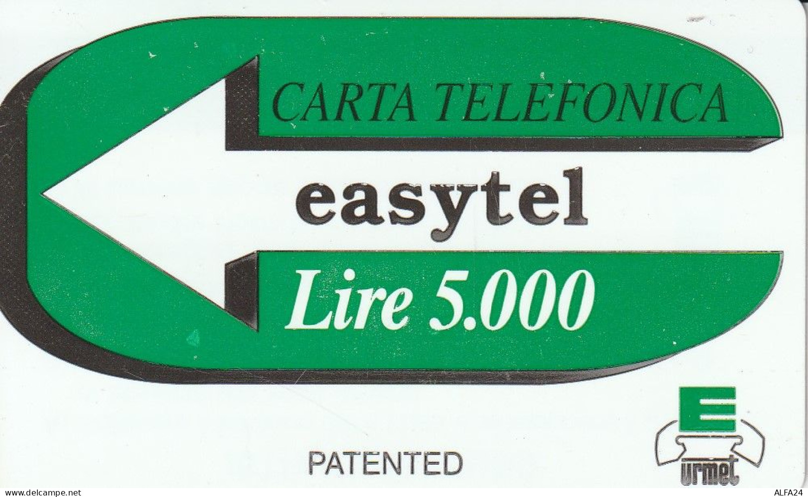 PHONE CARD ITALIA PROTOTIPO EASYTEL (USP.1.7 - Tests & Services