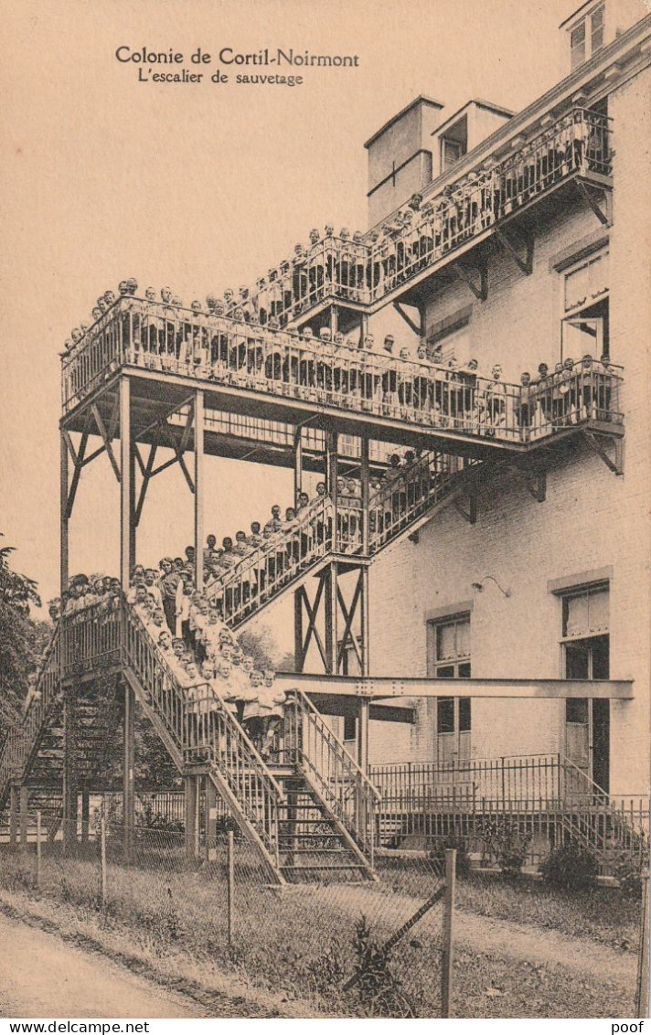 Colonie De Cortil-Noirmont : L'escalier De Sauvetage  ( Testen Van De Trap ....) - Chastre