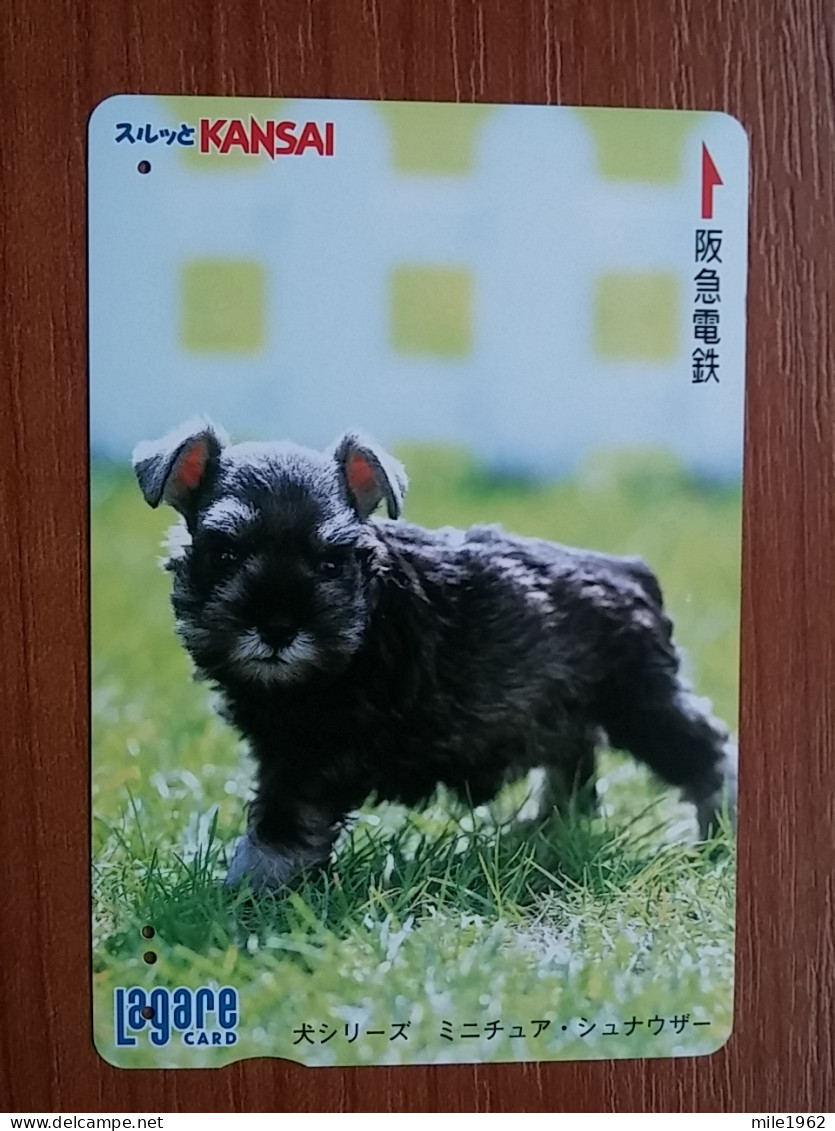 T-398 - JAPAN, Japon, Nipon, Carte Prepayee, Prepaid Card, Dog, Chien - Hunde