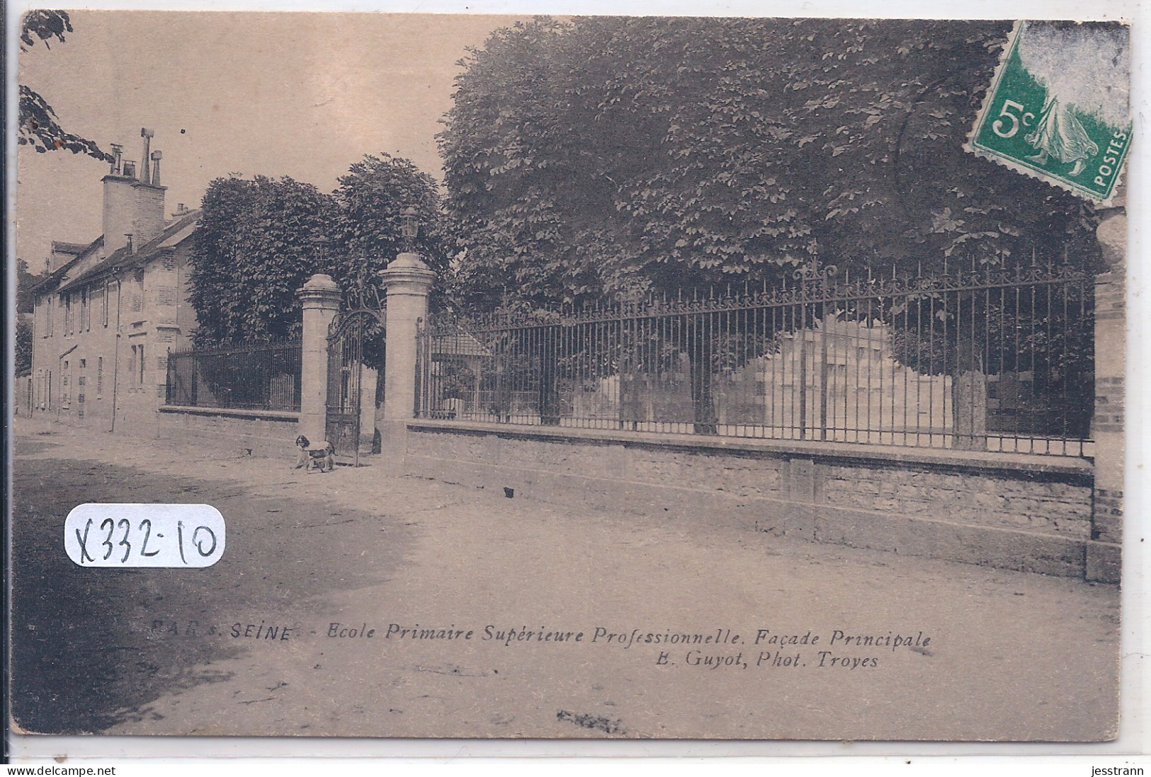 BAR-SUR-SEINE- ECOLE PRIMAIRE SUPERIEURE- FACADE PRINCIPALE - Bar-sur-Seine