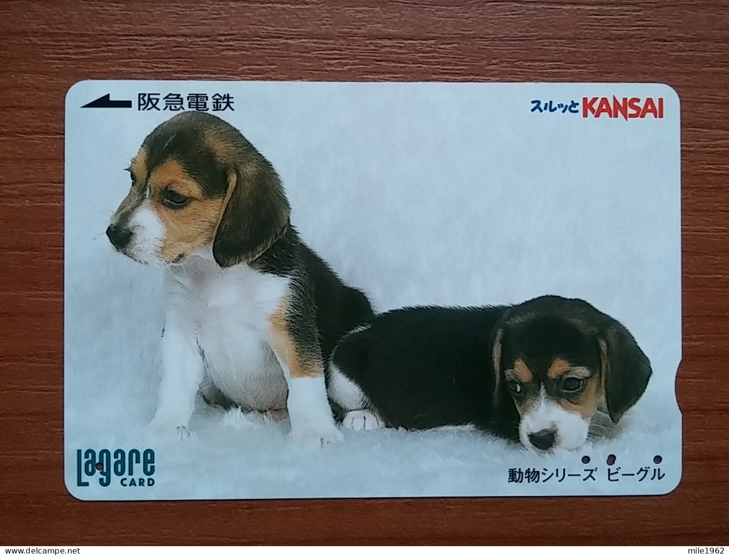 T-399 - JAPAN, Japon, Nipon, Carte Prepayee, Prepaid Card, Dog, Chien - Chiens