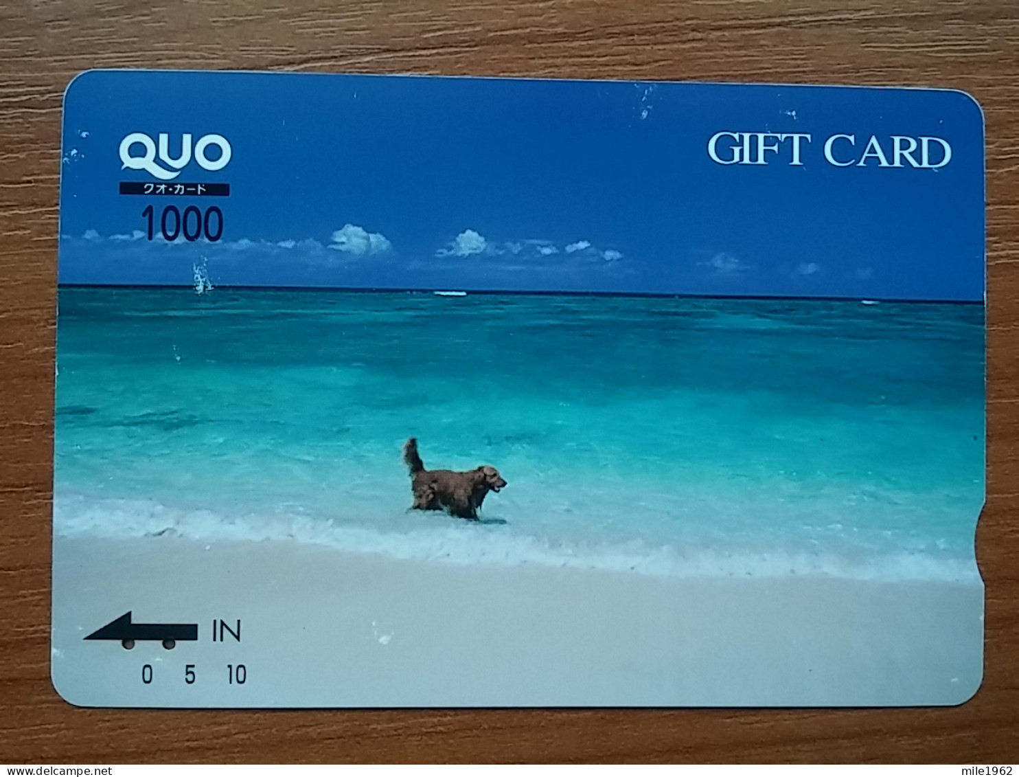 T-399 - JAPAN, Japon, Nipon, Carte Prepayee, Prepaid Card, Dog, Chien, Gift Card, Carte Cadeau - Chiens