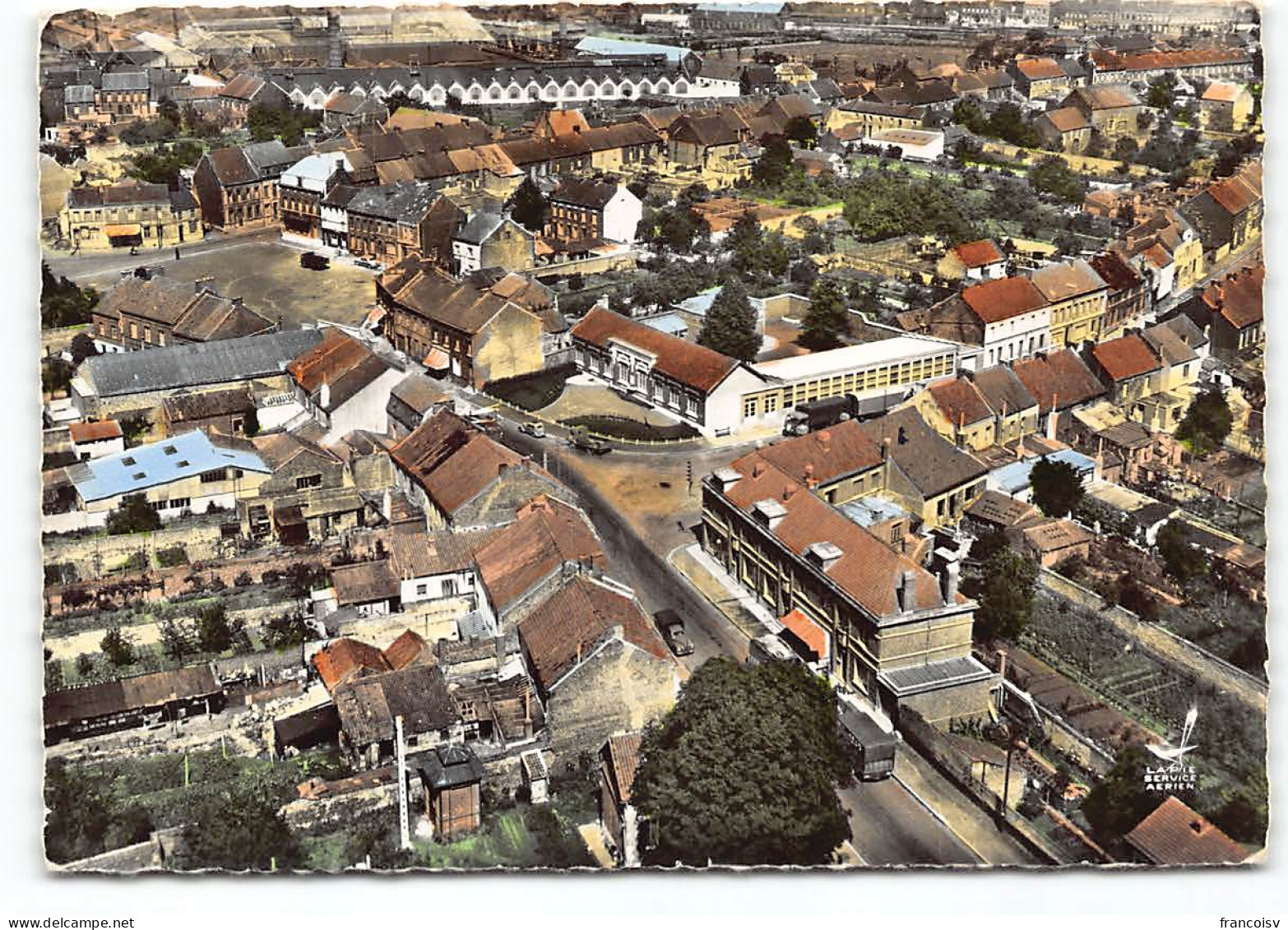 VIEUX CONDE Vue Panoramique. En Avion Au Dessus De... Edit Lapie - Vieux Conde