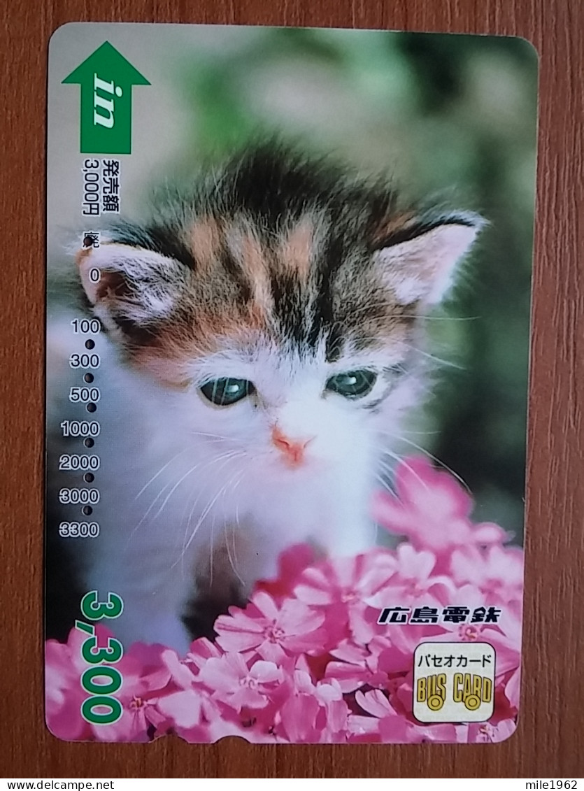 T-400 - JAPAN, Japon, Nipon, Carte Prepayee, Prepaid Card, CAT, CHAT - Gatos